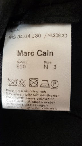 Marc Cain black cropped blazer (Women's Size 8 or S/M)