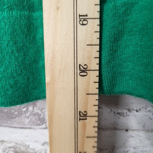 Banana Republic Green Merino Wool V-Neck Sweater (Women's Size M)