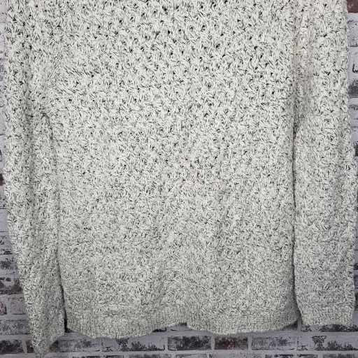 Denver Hayes cream marled turtleneck sweater (Women's Size L)