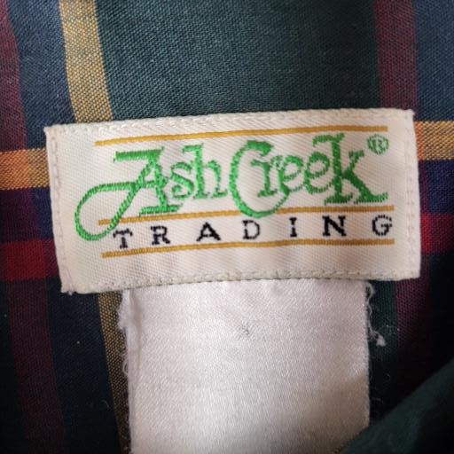 Ash Creek Trading Green Plaid Button-Down Shirt (Men's Size N/A)