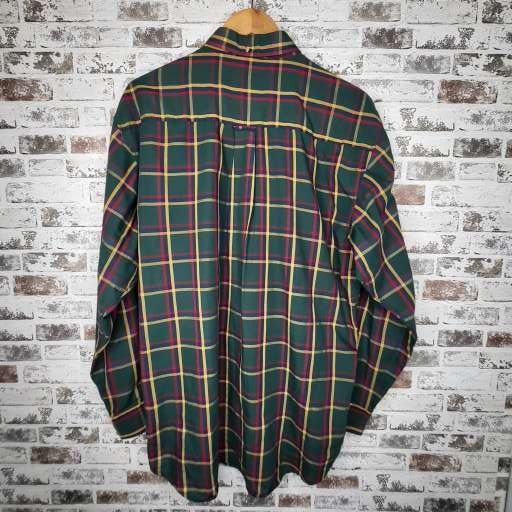Ash Creek Trading Green Plaid Button-Down Shirt (Men's Size N/A)