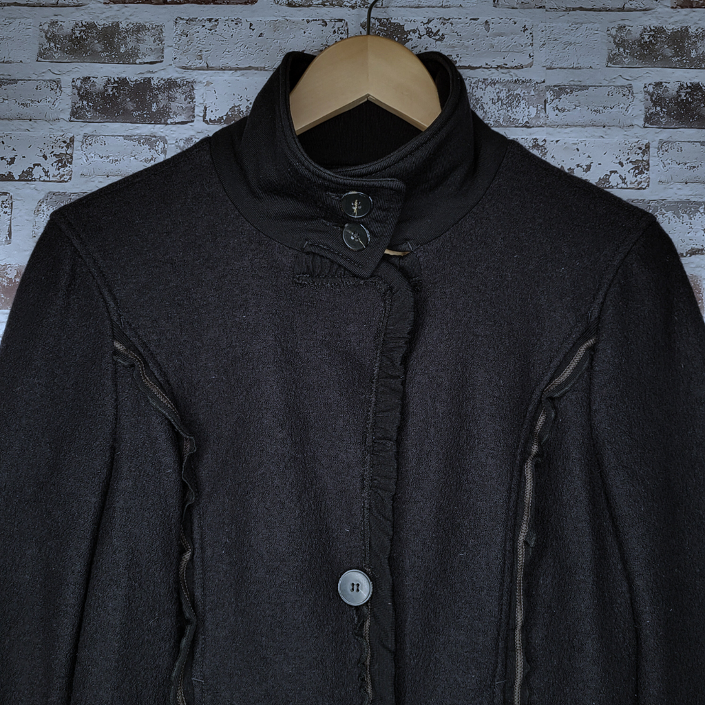 Marc Cain black cropped blazer (Women's Size 8 or S/M)