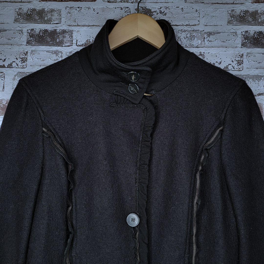 Marc Cain black cropped blazer (Women's Size 8 or S/M)