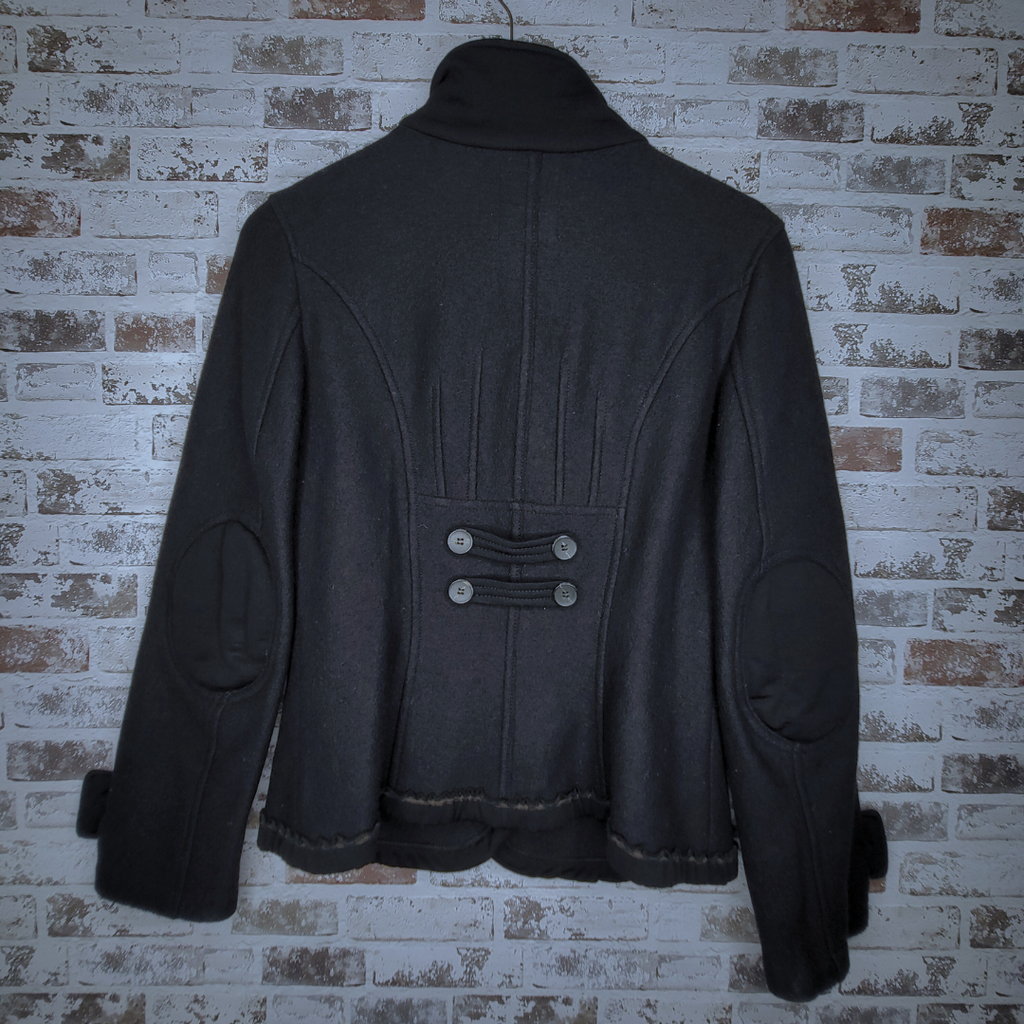 Marc Cain black cropped blazer (Women's Size 8 or S/M)