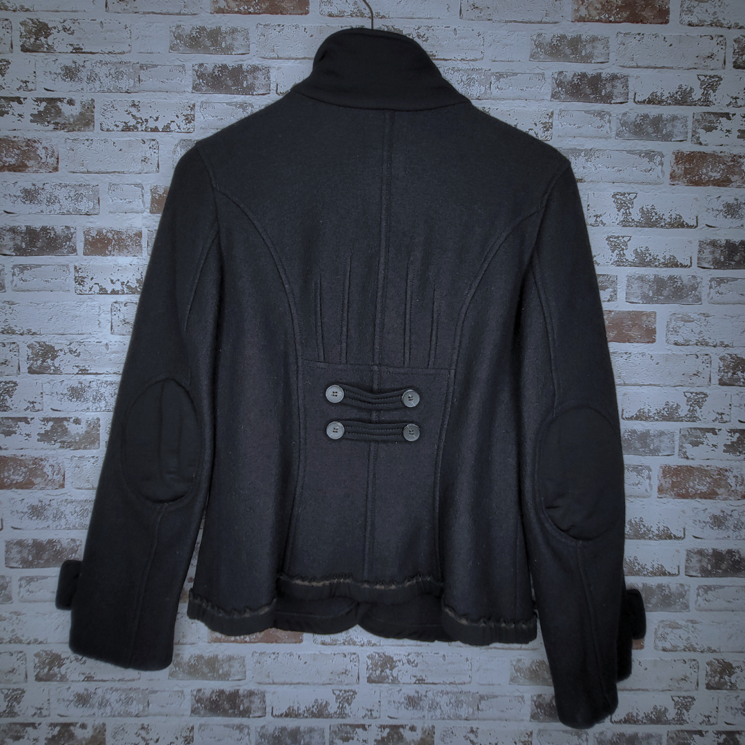 Marc Cain black cropped blazer (Women's Size 8 or S/M)