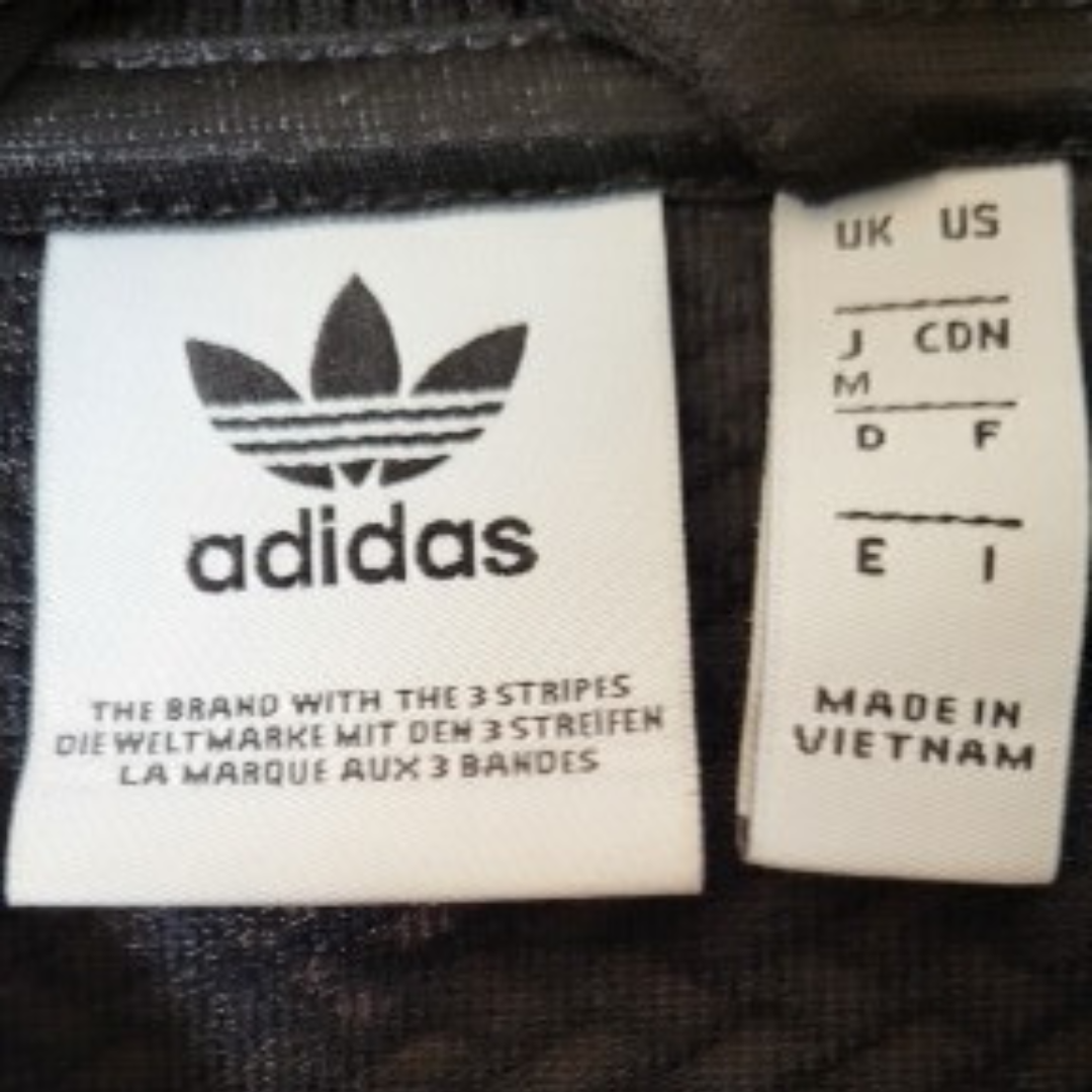 Adidas black mesh track jacket (Women's Size M)