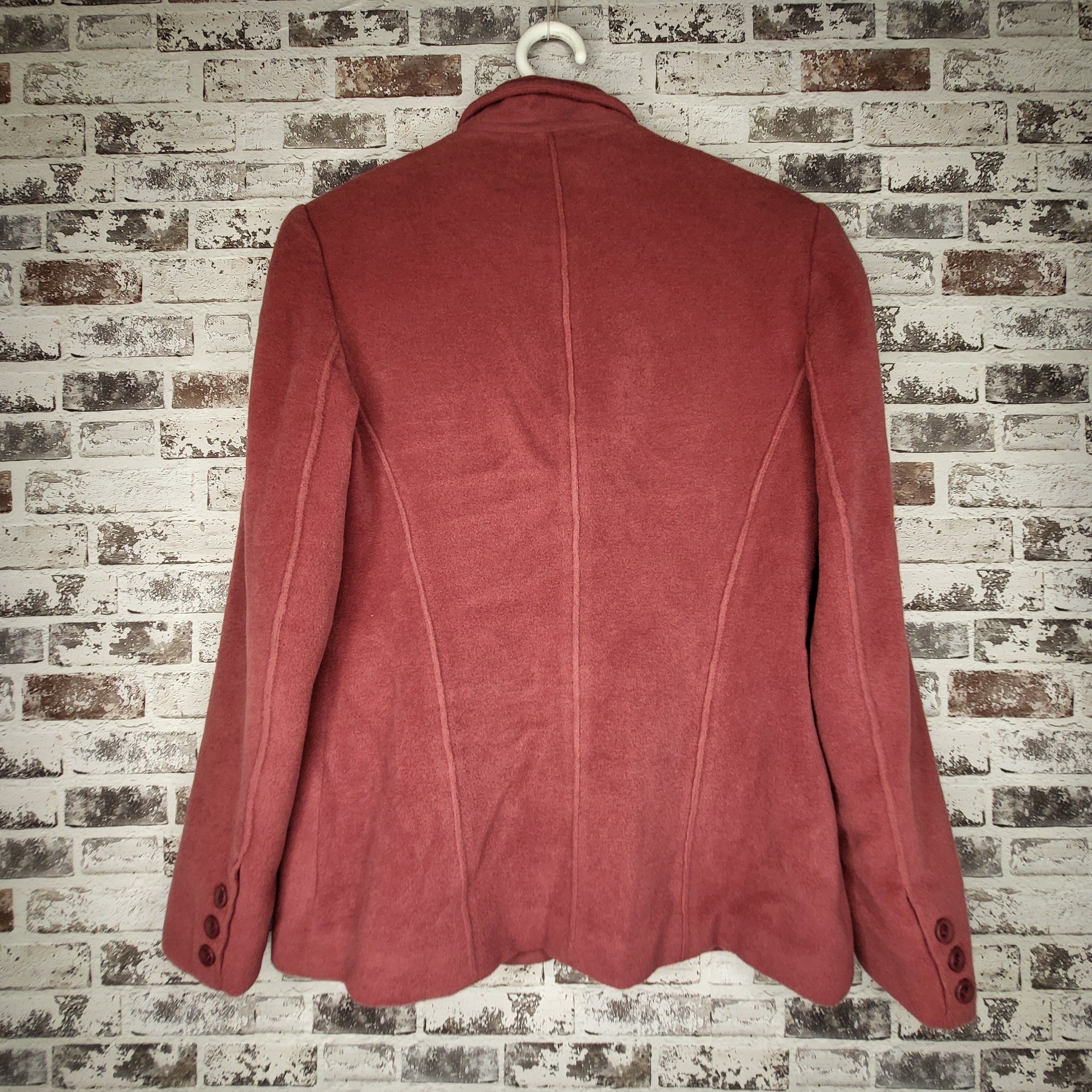 Blu's Mauve Wool Blend Blazer (Women's Size 8)