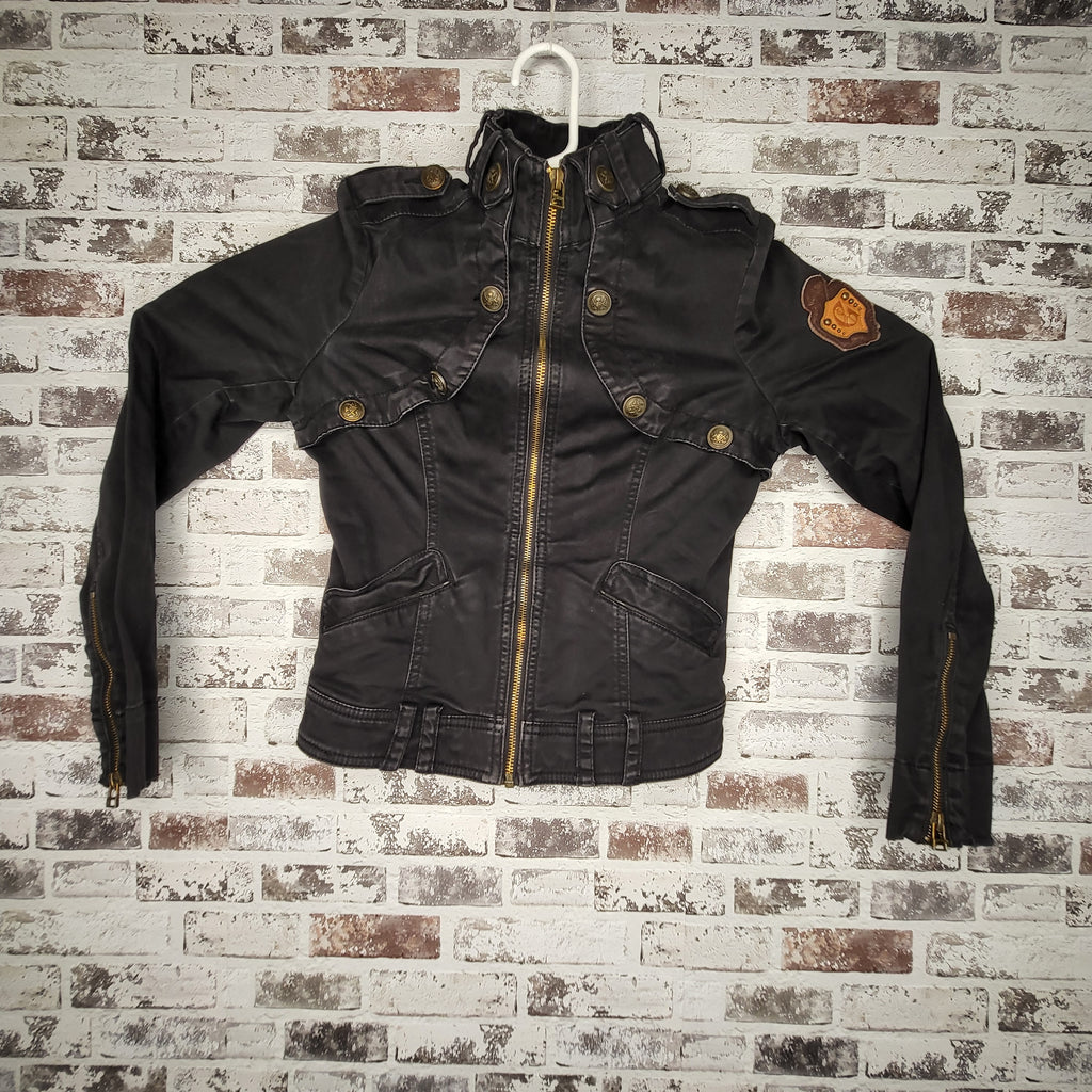 Guess military moto jacket (Women's Size S)
