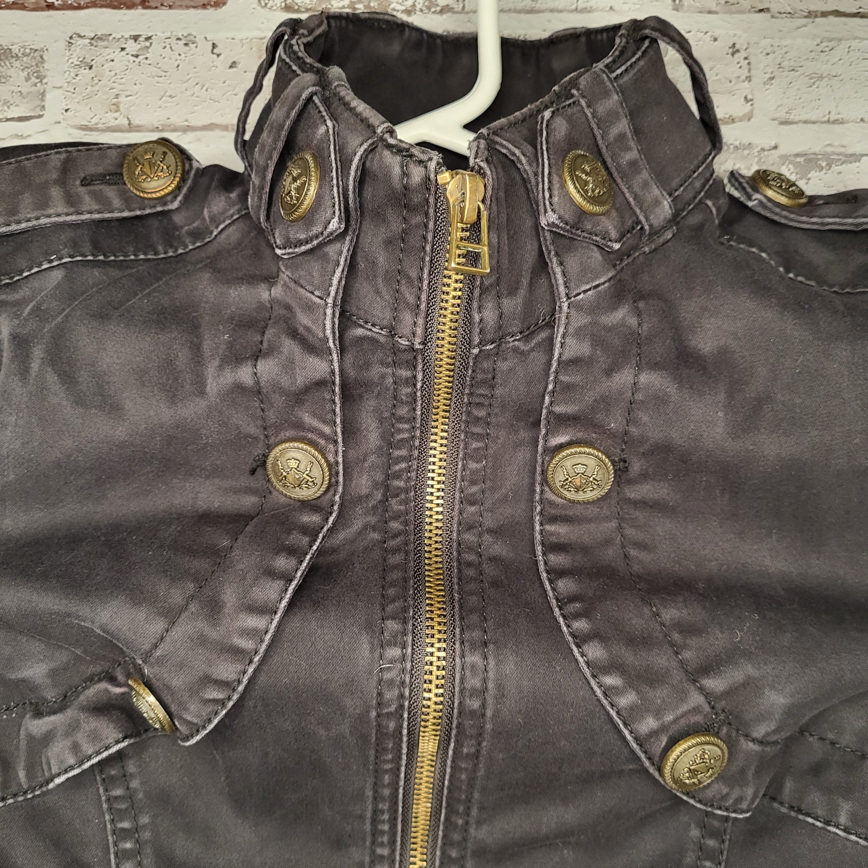 Guess military moto jacket (Women's Size S)
