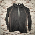 NEW Eddie Bauer charcoal grey First Ascent Cloud Layer hybrid full-zip hoodie (Men's Size XL)