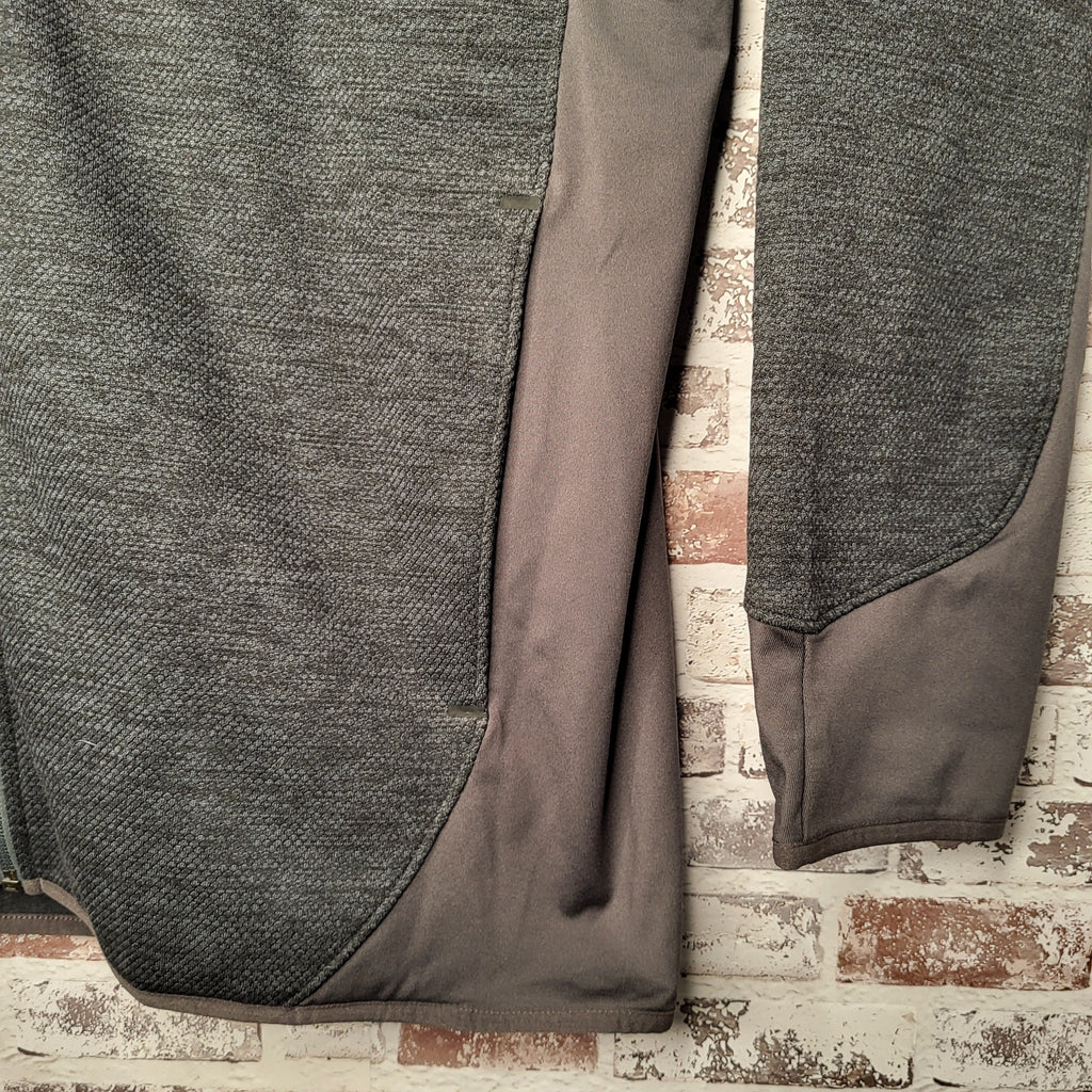 NEW Eddie Bauer charcoal grey First Ascent Cloud Layer hybrid full-zip hoodie (Men's Size XL)