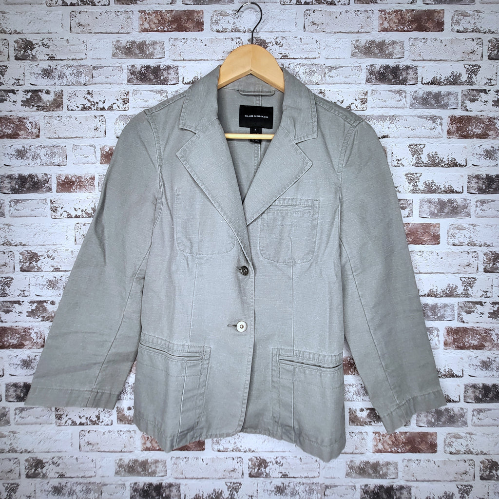 Club Monaco light grey blazer (Women's Size 6)