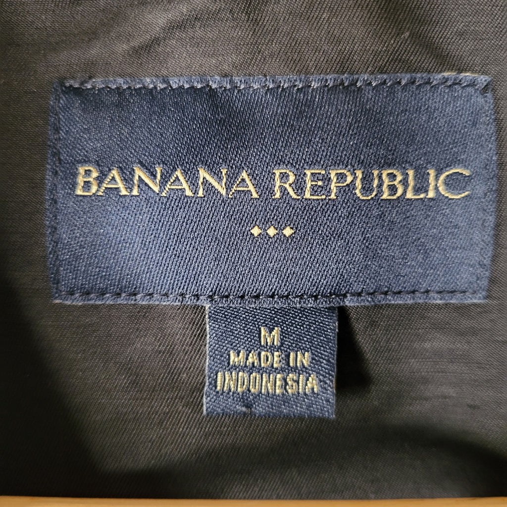 Banana Republic black double-breasted jacket (Men's Size M)