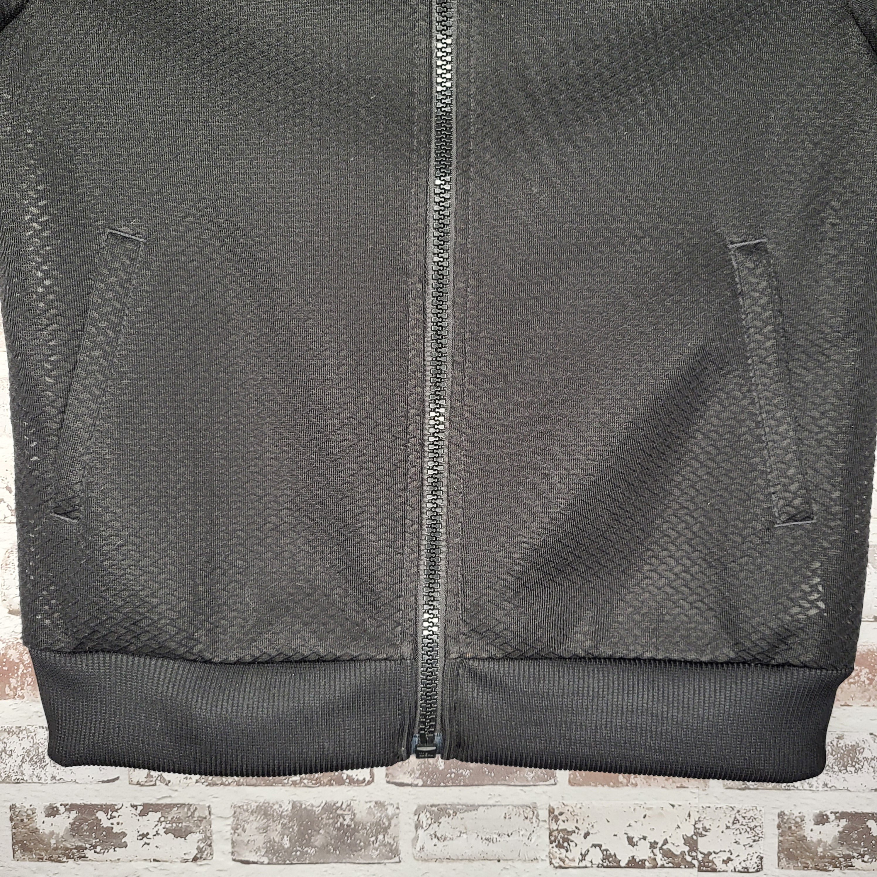 Adidas black mesh track jacket (Women's Size M)