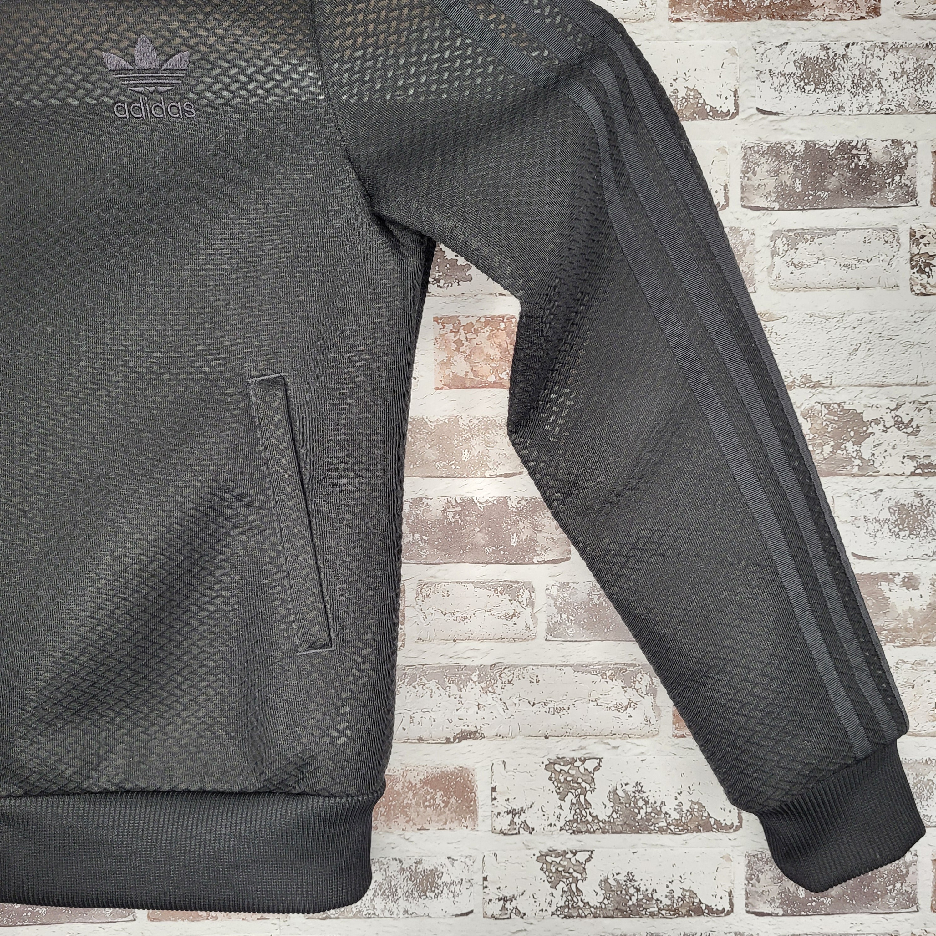 Adidas black mesh track jacket (Women's Size M)