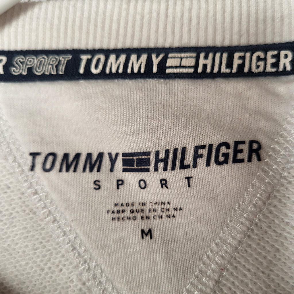 Tommy Hilfiger Colorblock Red Navy White Crewneck Sweatshirt (Women's Size M)