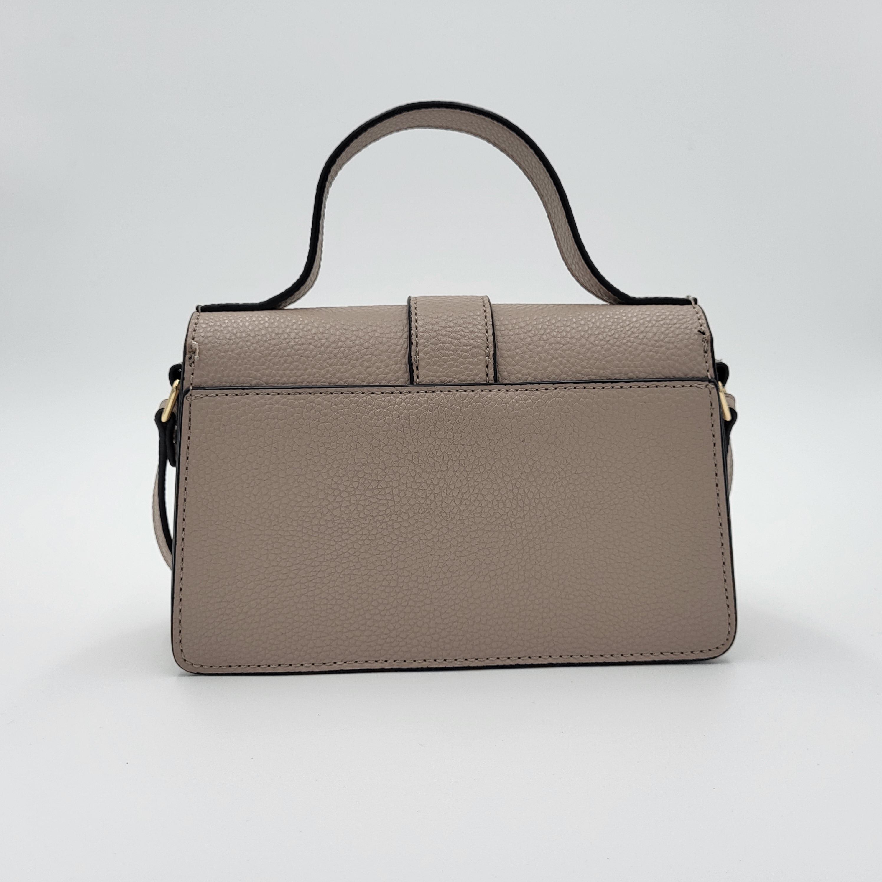 Kendall + Kylie Beige Mini Top Handle Crossbody Bag