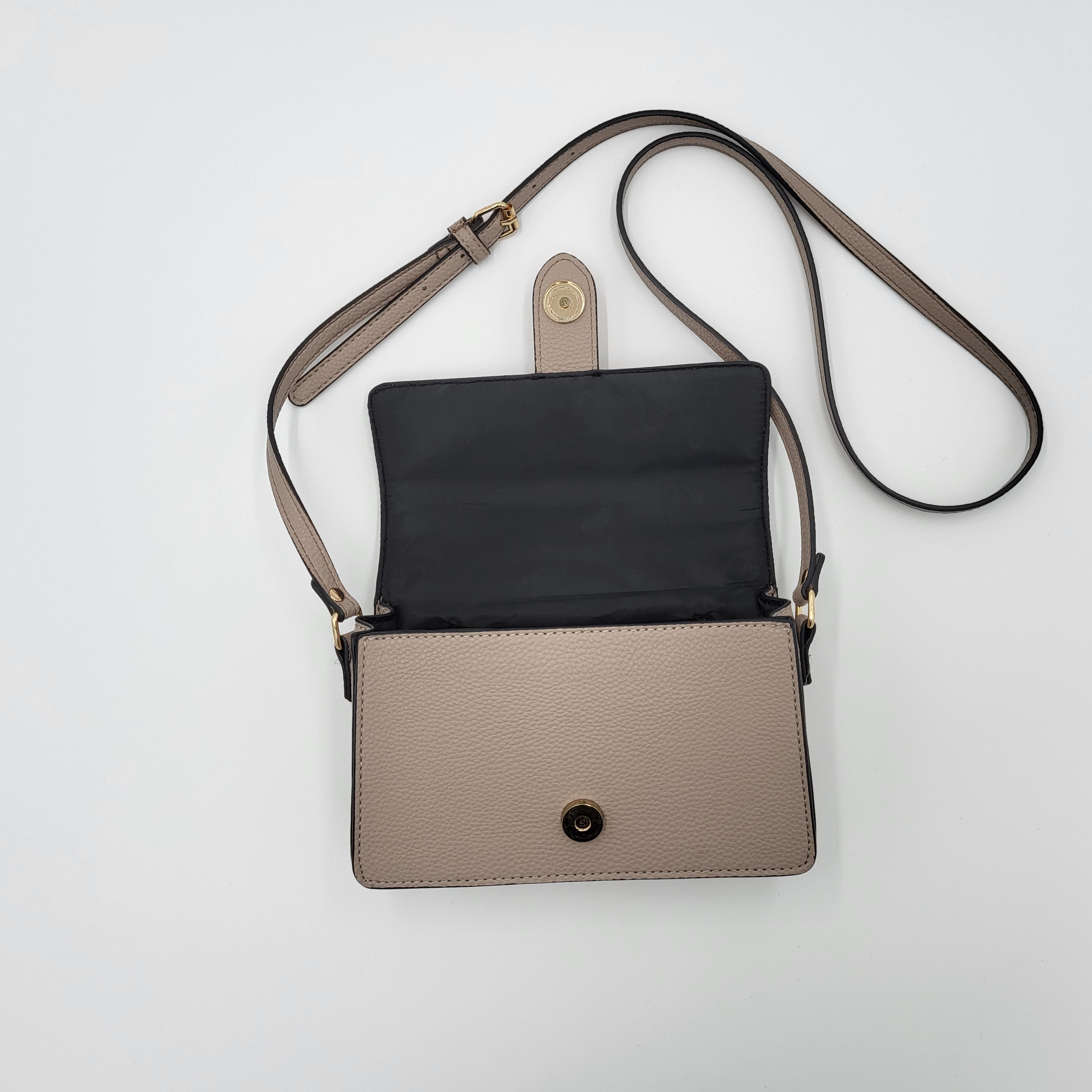 Kendall + Kylie Beige Mini Top Handle Crossbody Bag