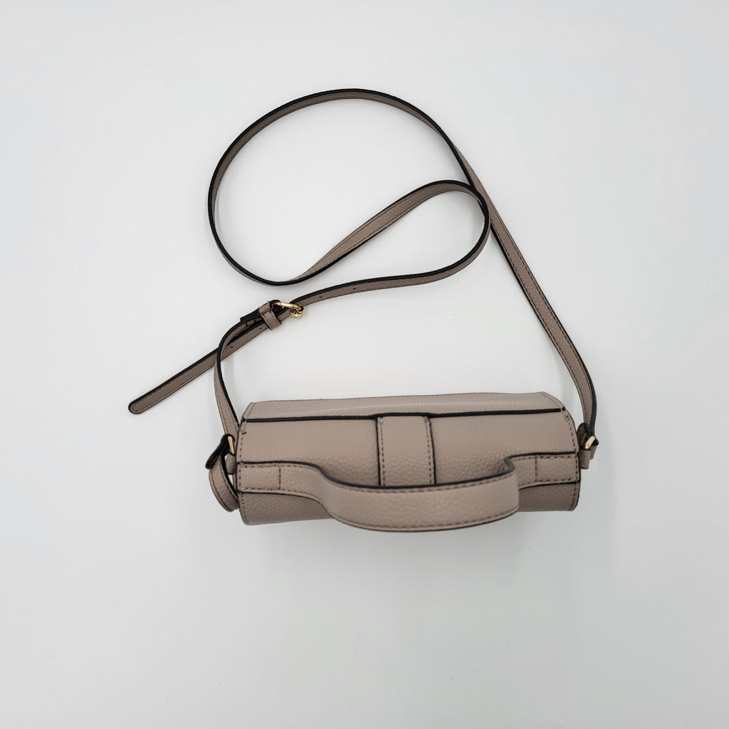 Kendall + Kylie Beige Mini Top Handle Crossbody Bag