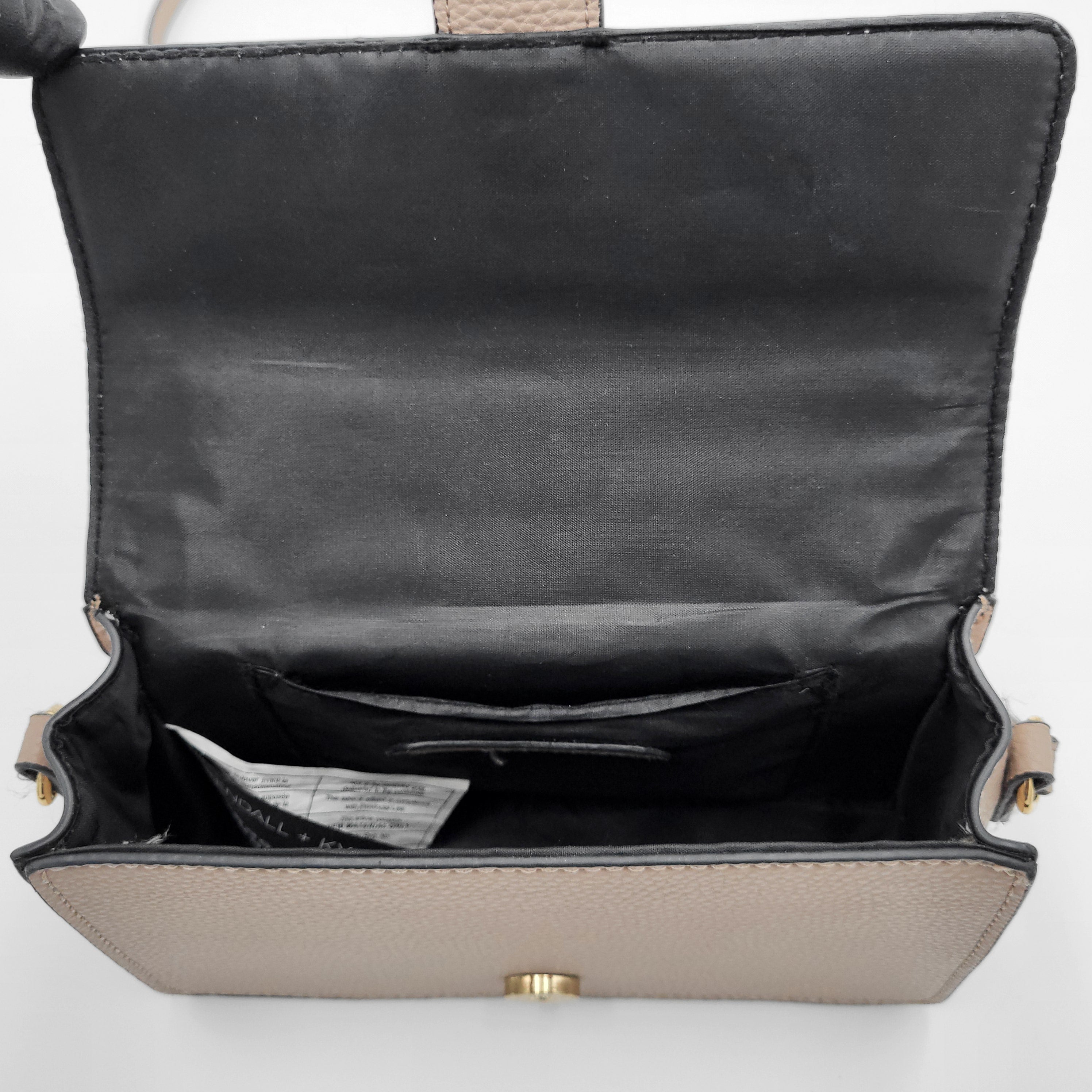 Kendall + Kylie Beige Mini Top Handle Crossbody Bag