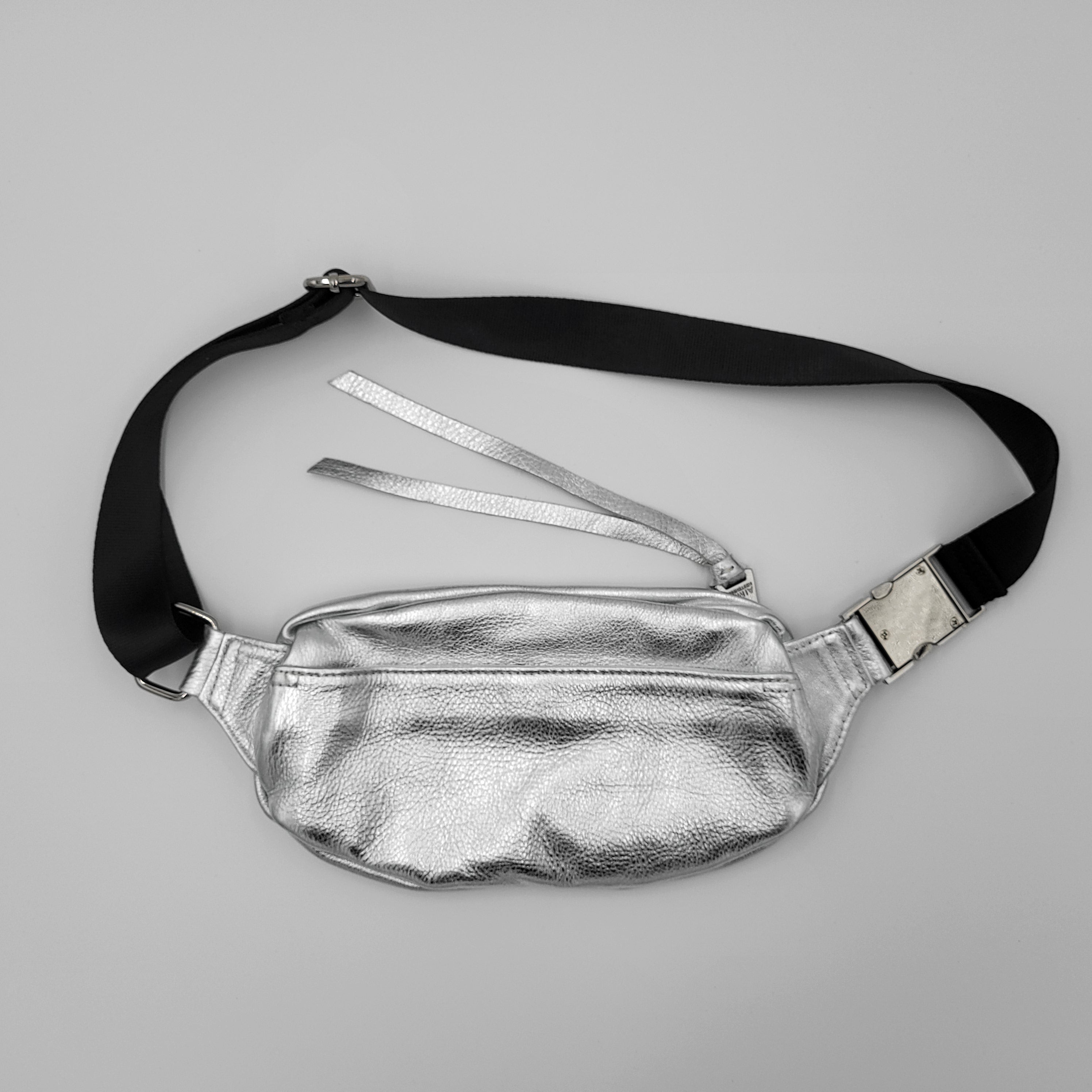 Aimee Kestenberg Silver Leather Belt Bag
