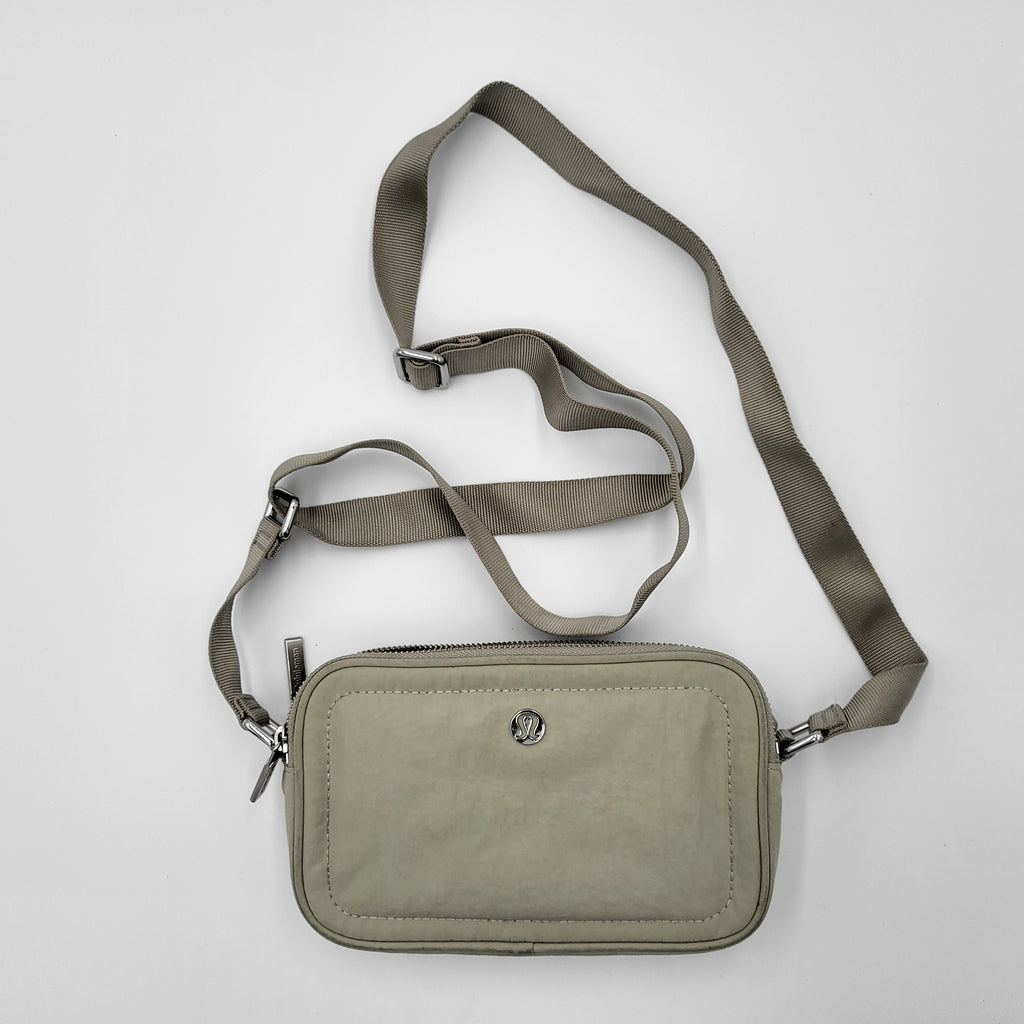 lululemon Light Sage Green Crossbody Bag