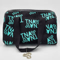 TNA Black Teal Logo Duffel Bag