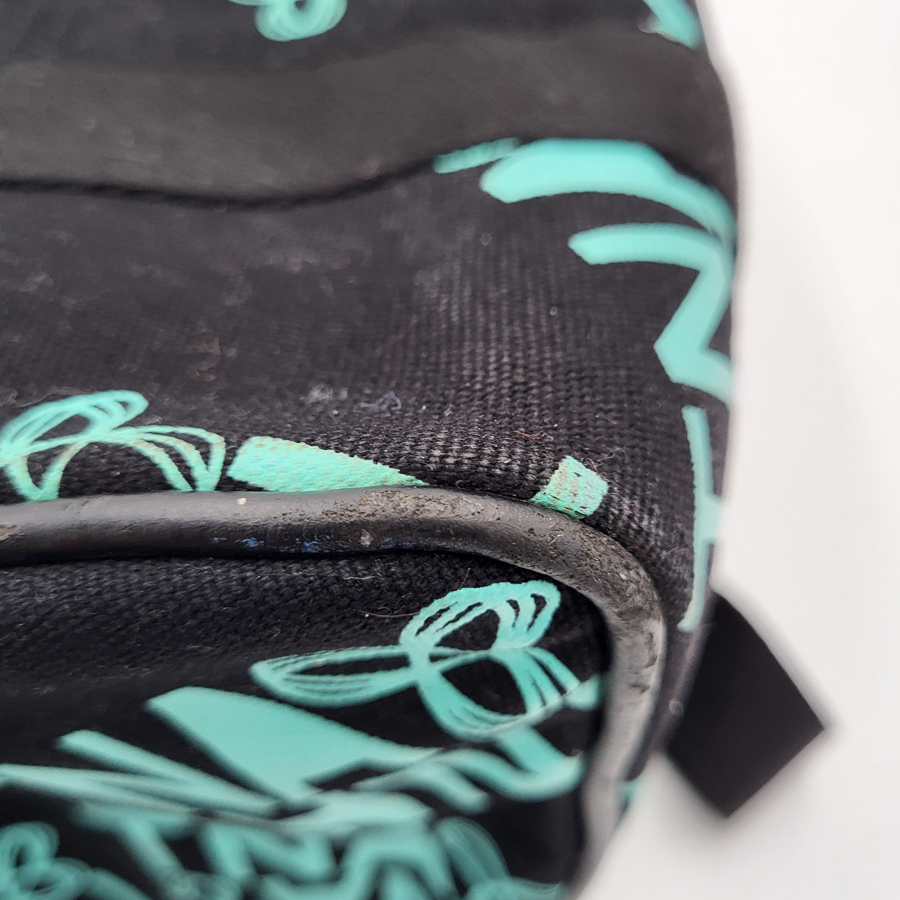 TNA Black Teal Logo Duffel Bag