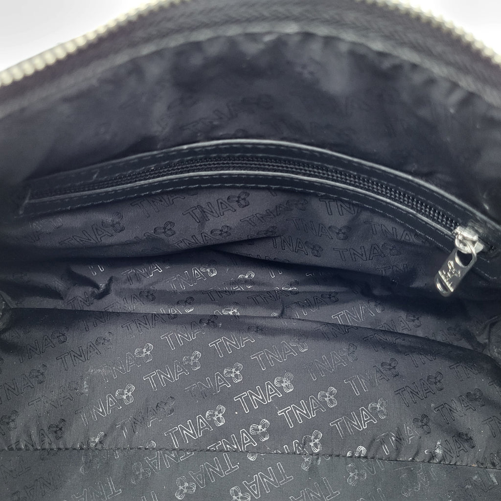 TNA Black Teal Logo Duffel Bag
