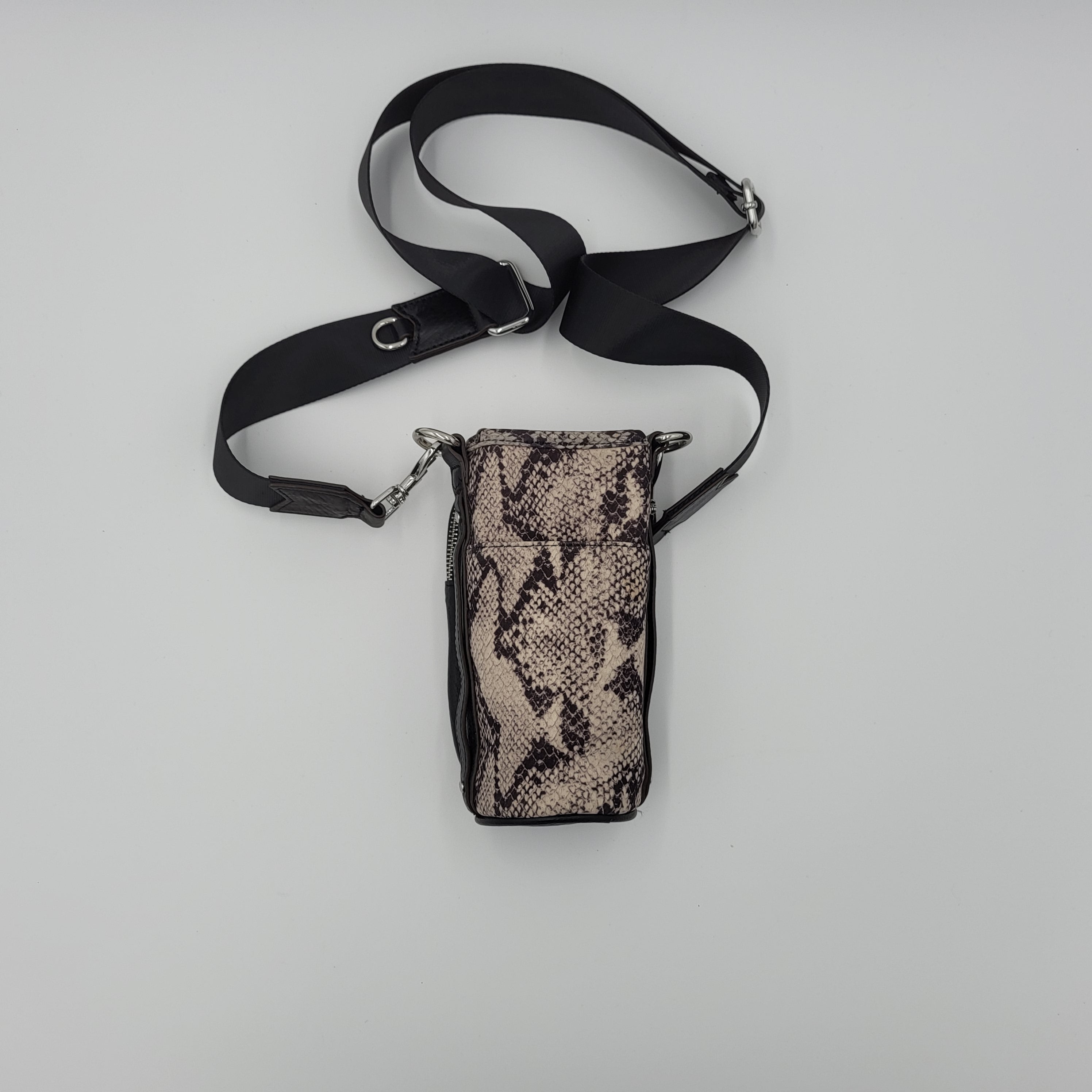 Aimee Kestenberg Snake Print Water Bottle Crossbody Bag
