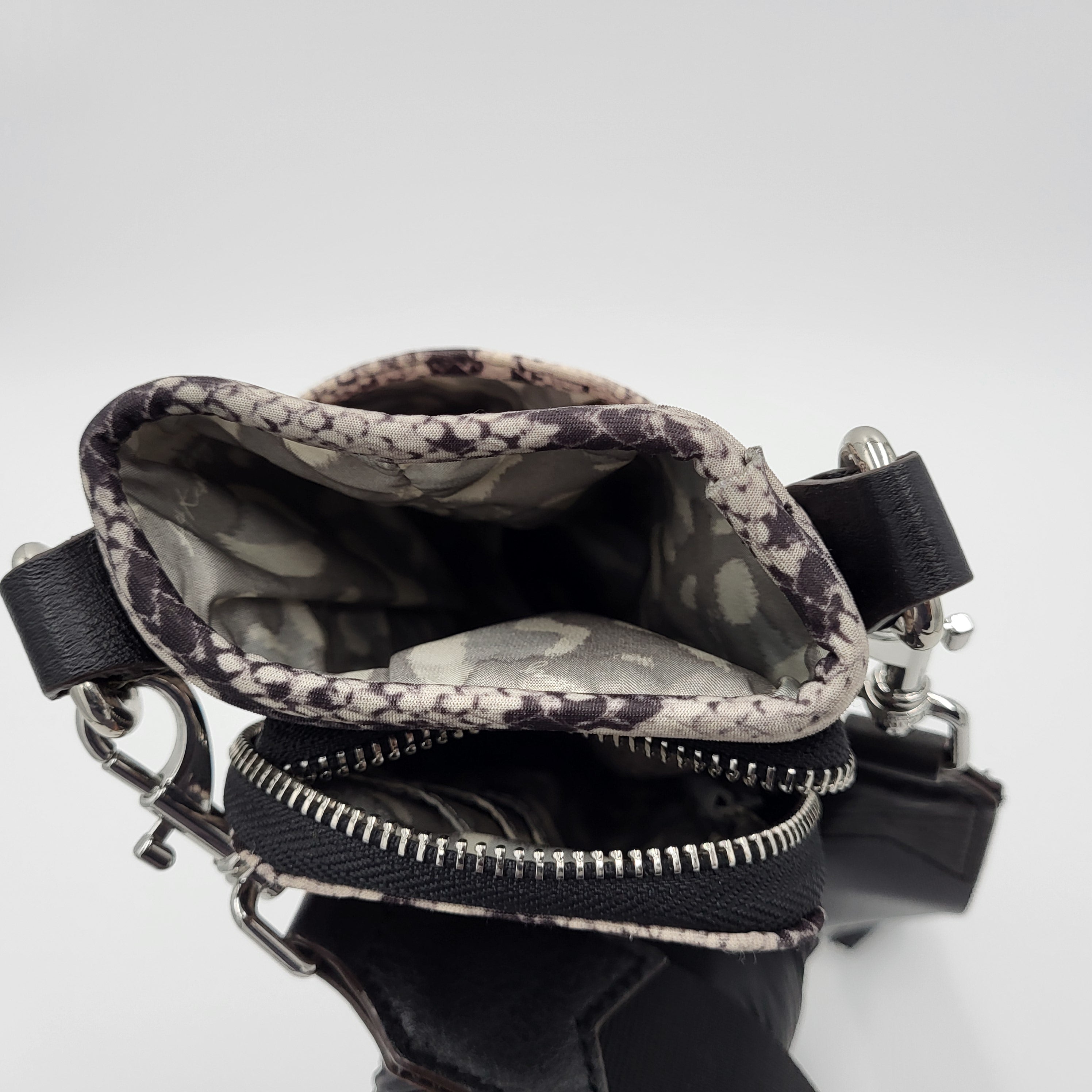 Aimee Kestenberg Snake Print Water Bottle Crossbody Bag
