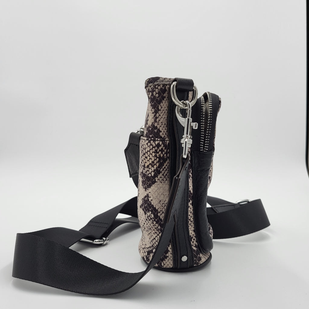 Aimee Kestenberg Snake Print Water Bottle Crossbody Bag