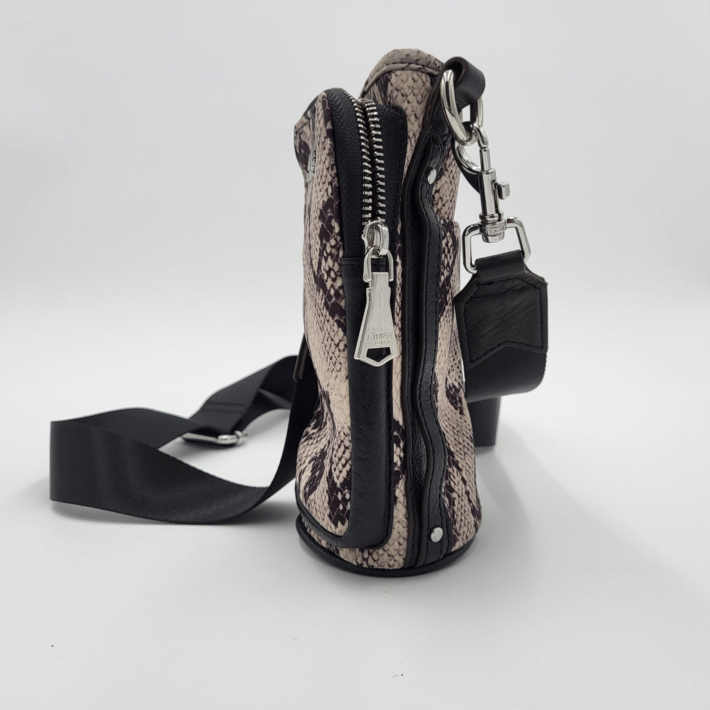 Aimee Kestenberg Snake Print Water Bottle Crossbody Bag