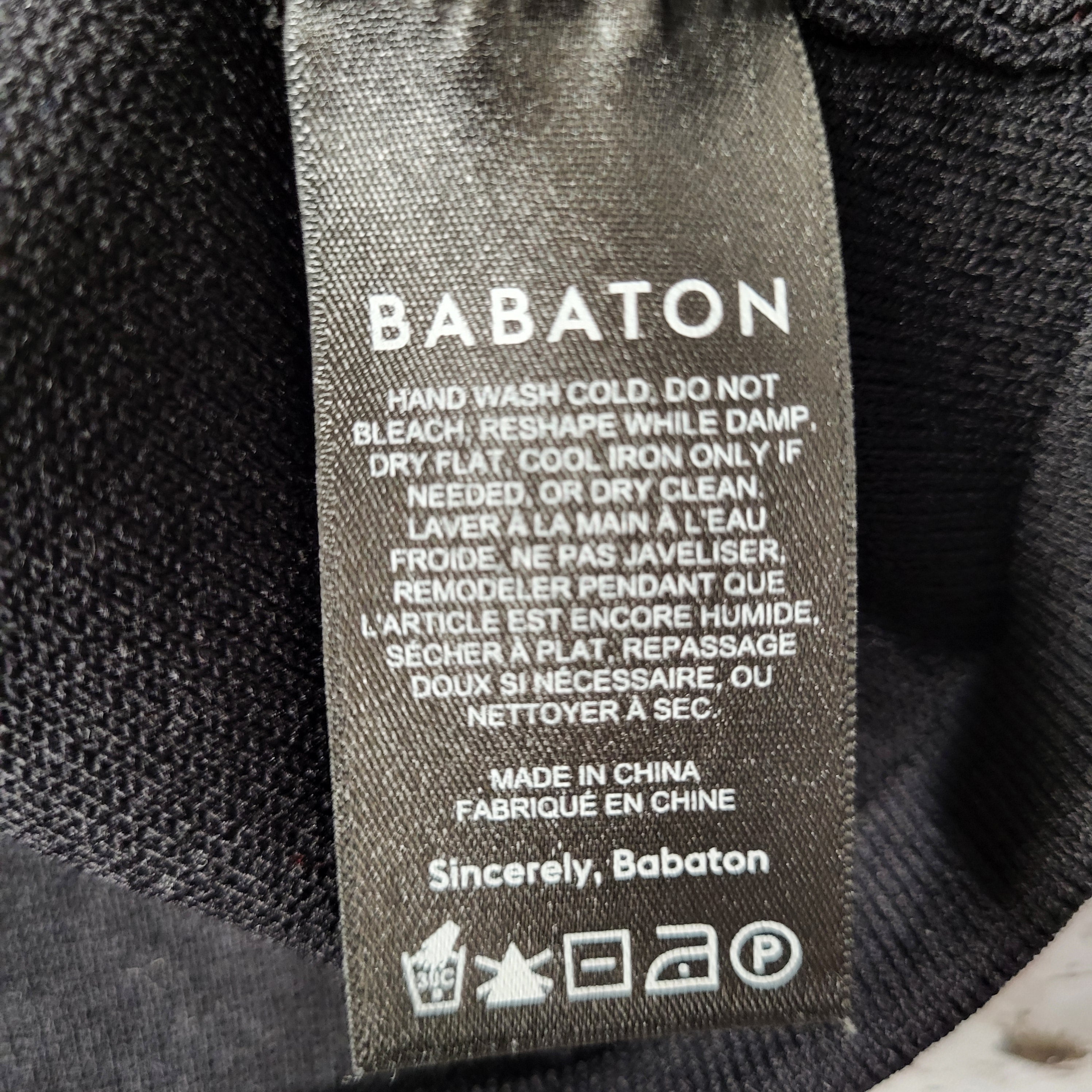 Babaton Black Mock Neck Fine Knit Pullover Sweater (Women's Size M)