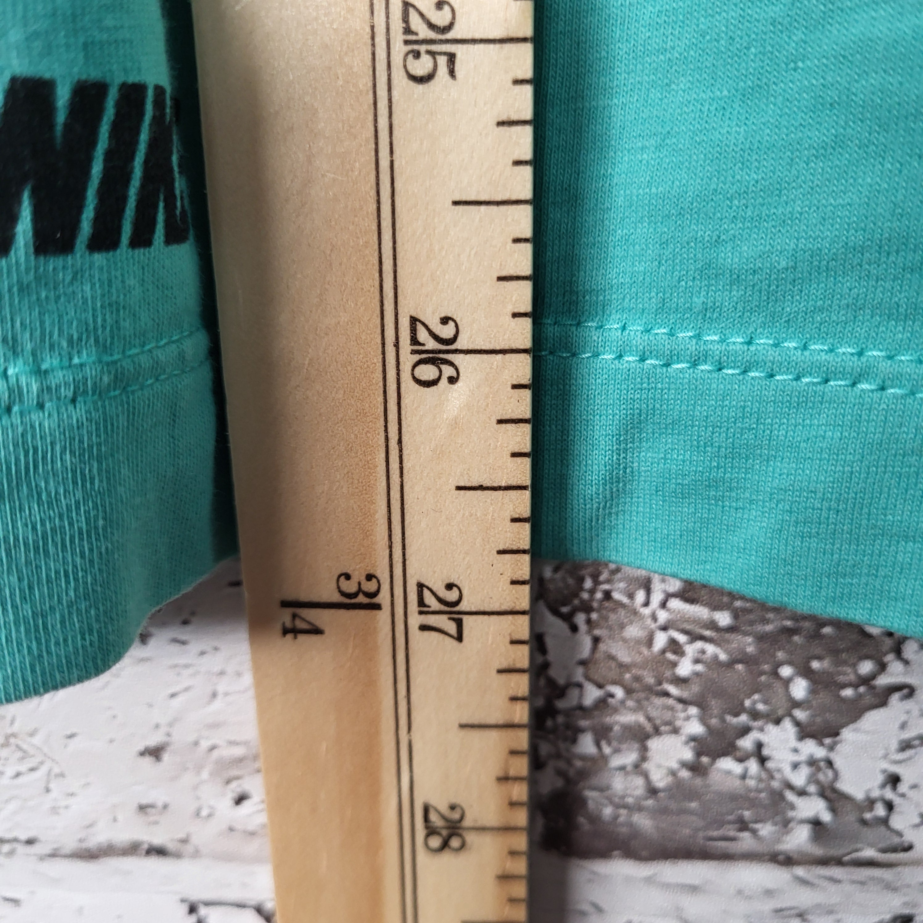 Nike teal all-over logo t-shirt (Men's Size S)