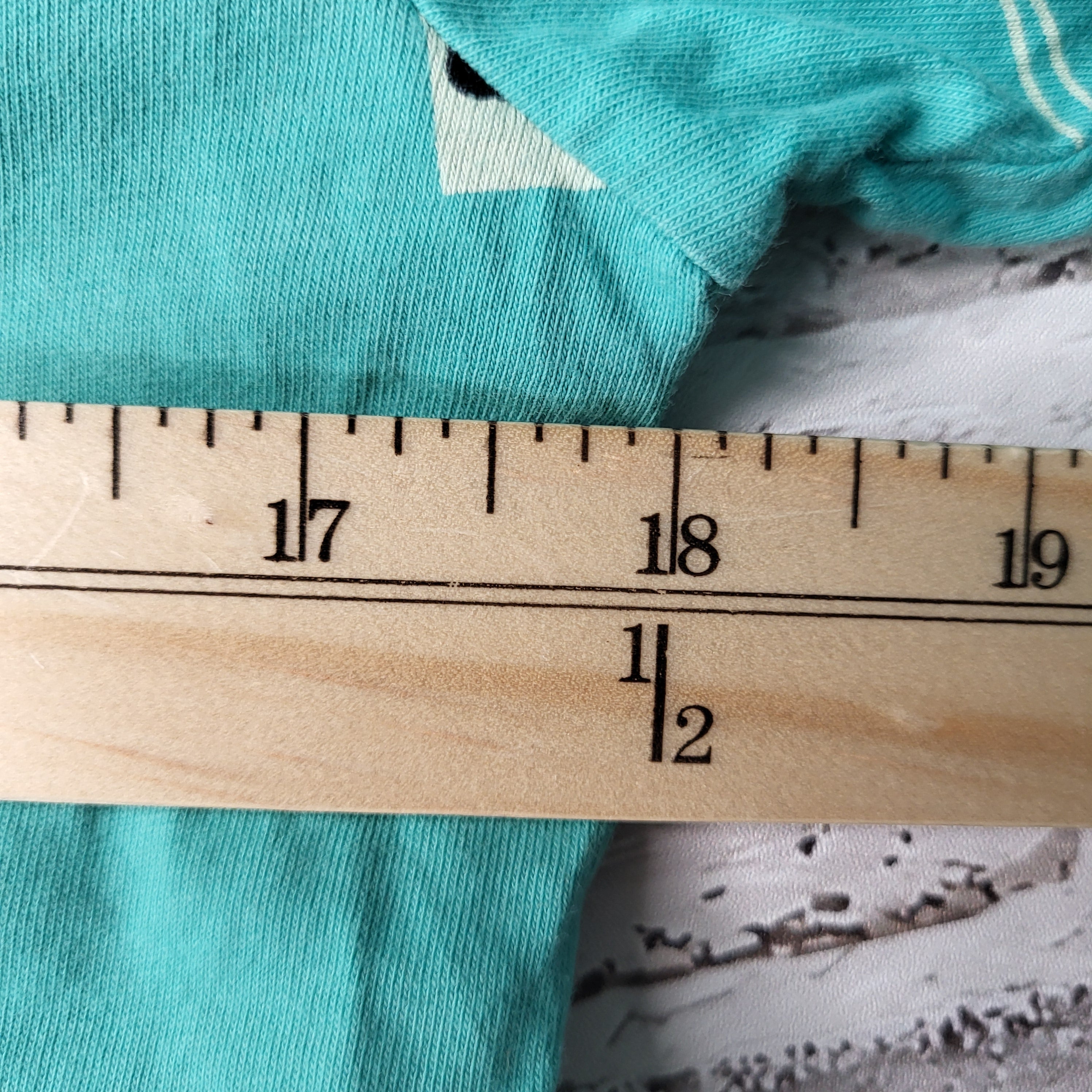Nike teal all-over logo t-shirt (Men's Size S)