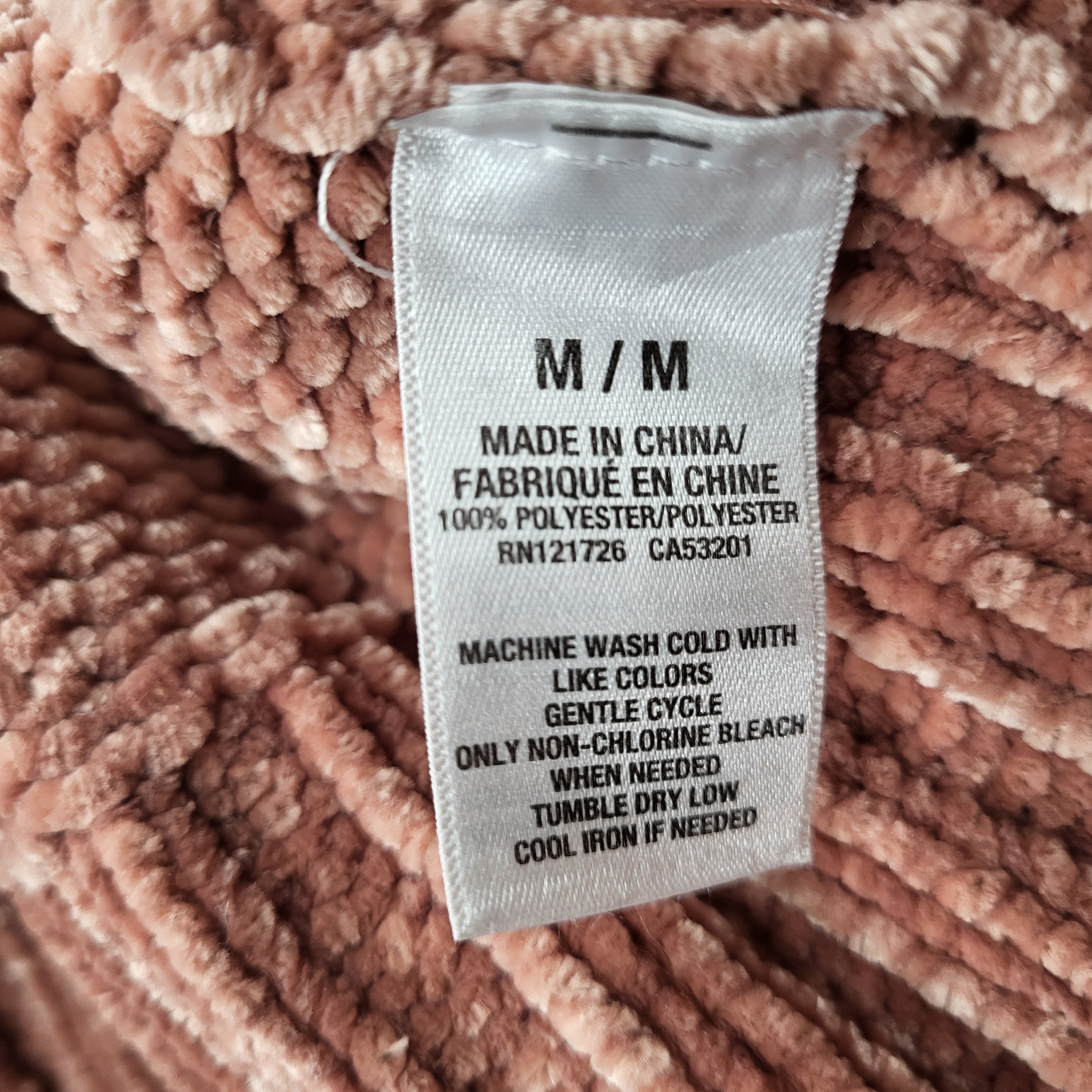 Aéropostale Dusty Rose Chenille Ribbed Knit Sweater (Women's Size M)