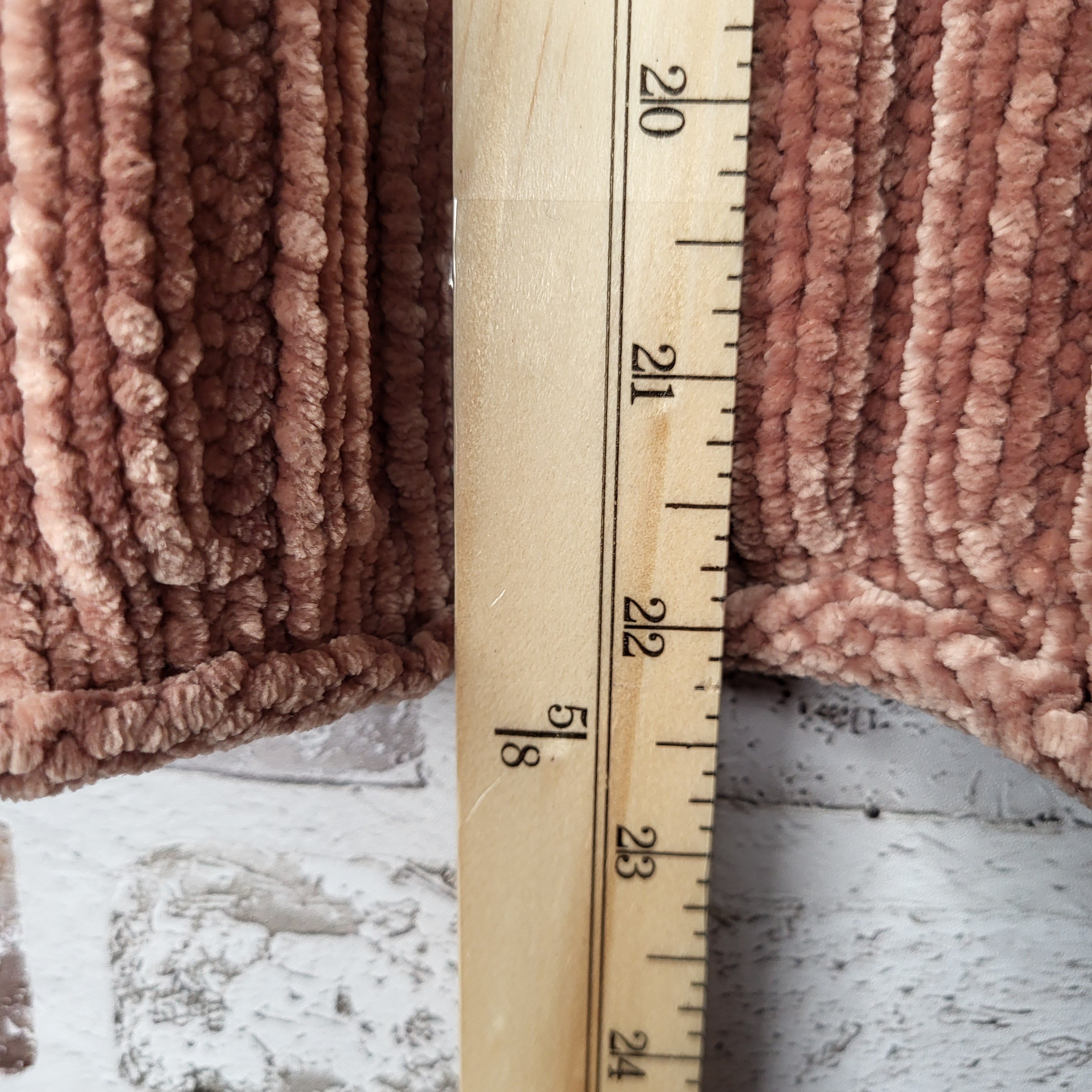Aéropostale Dusty Rose Chenille Ribbed Knit Sweater (Women's Size M)