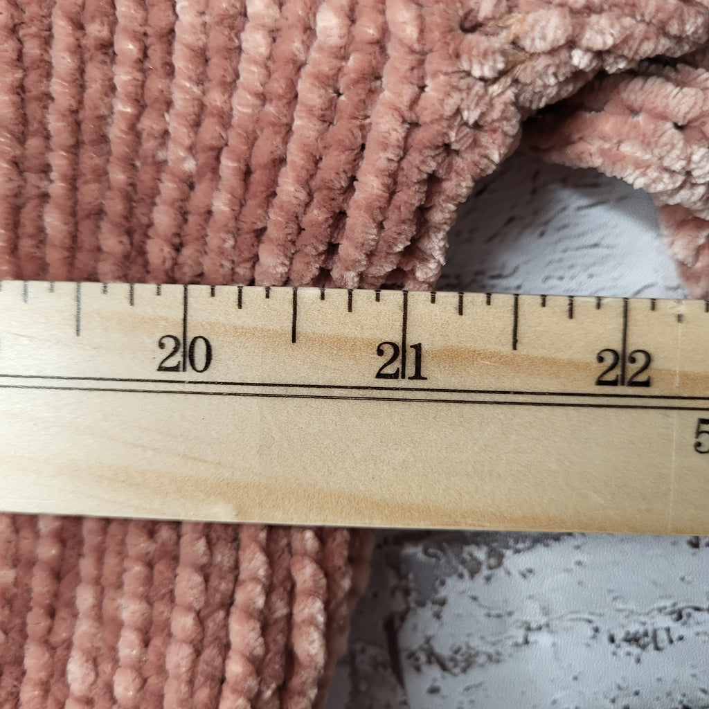 Aéropostale Dusty Rose Chenille Ribbed Knit Sweater (Women's Size M)