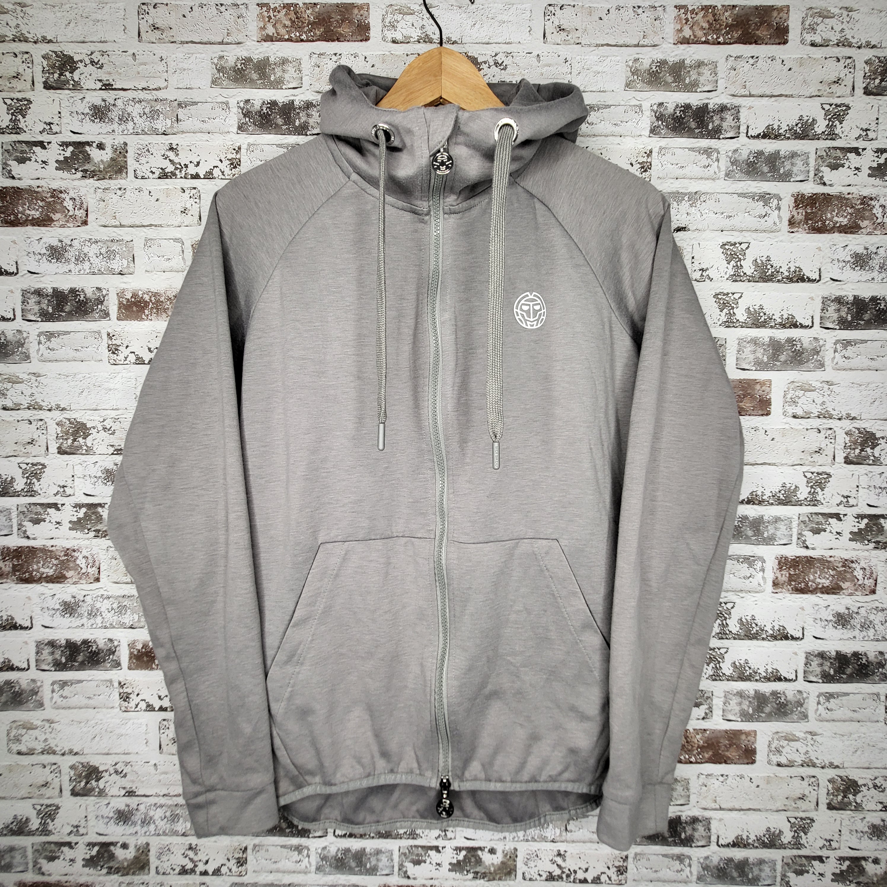 Bidi Badu grey zip-up hoodie (Women's Size S)