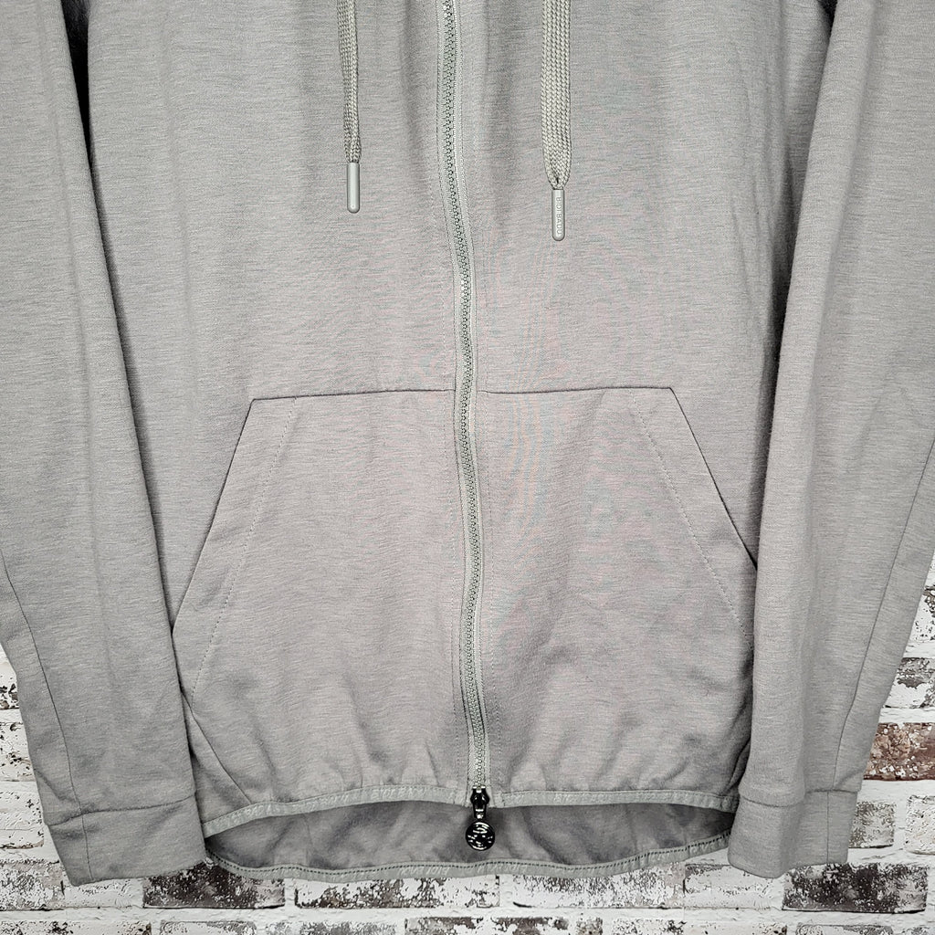 Bidi Badu grey zip-up hoodie (Women's Size S)