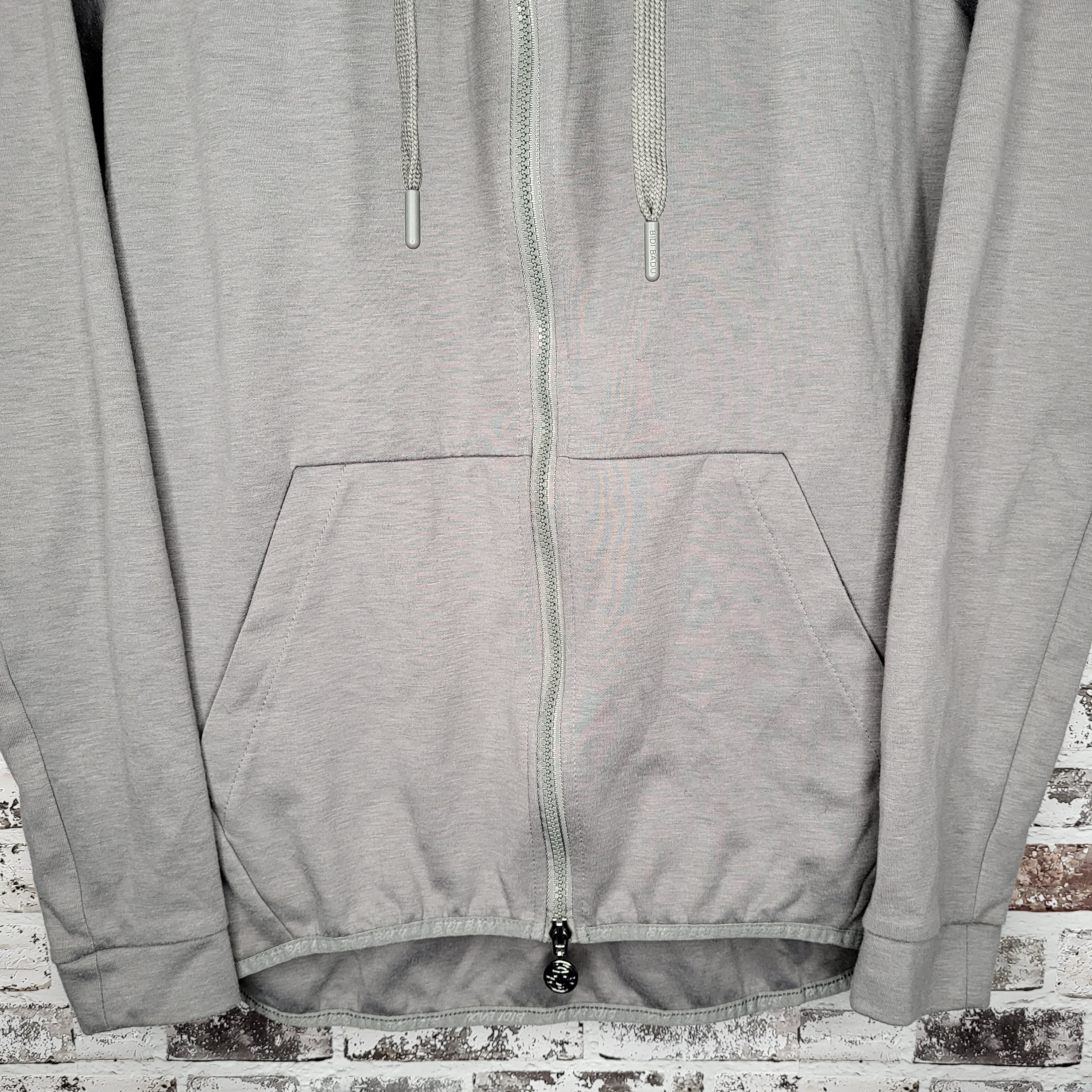 Bidi Badu grey zip-up hoodie (Women's Size S)