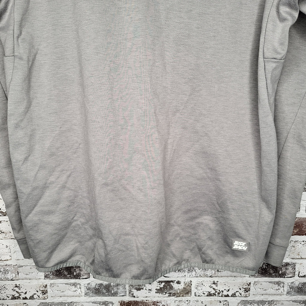 Bidi Badu grey zip-up hoodie (Women's Size S)