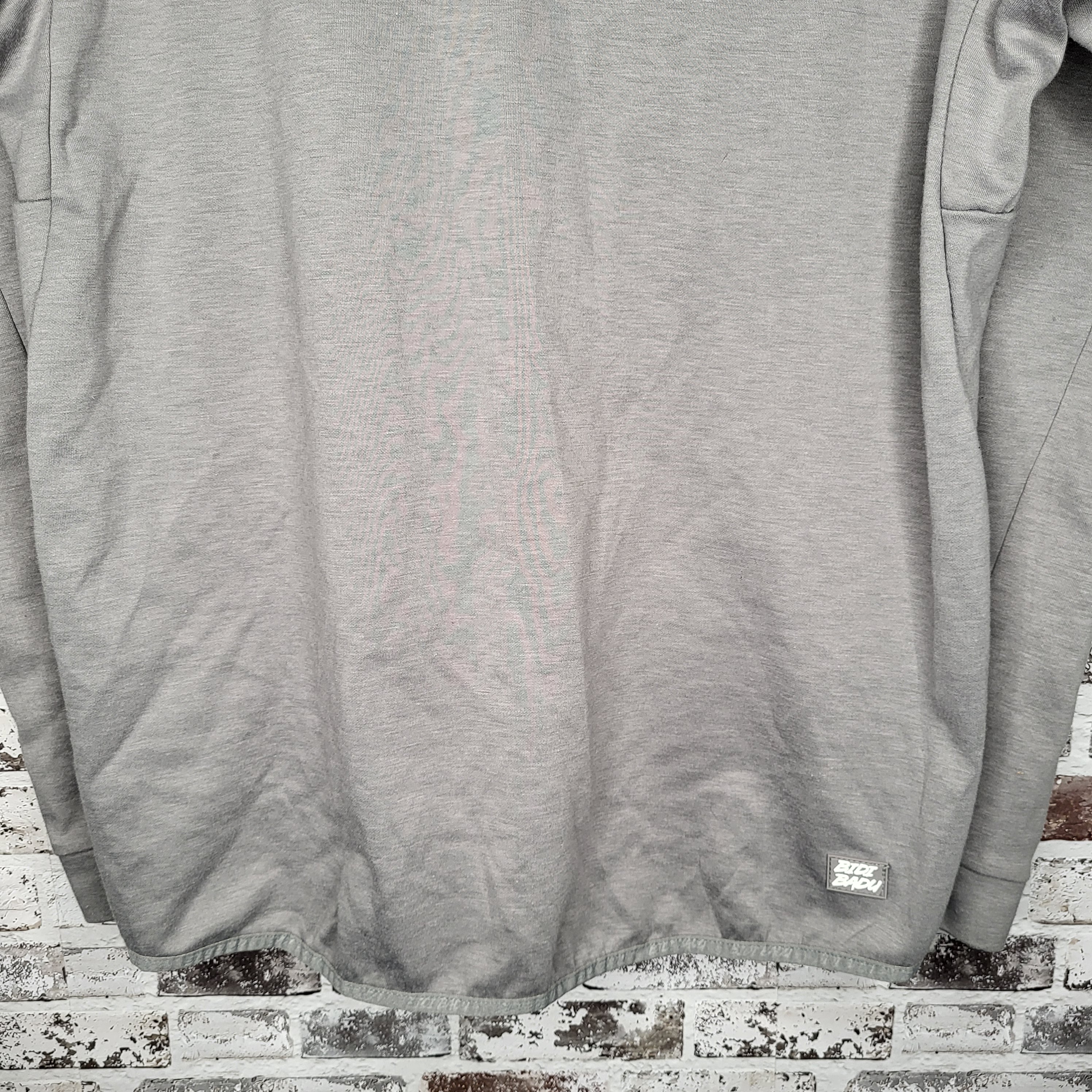 Bidi Badu grey zip-up hoodie (Women's Size S)