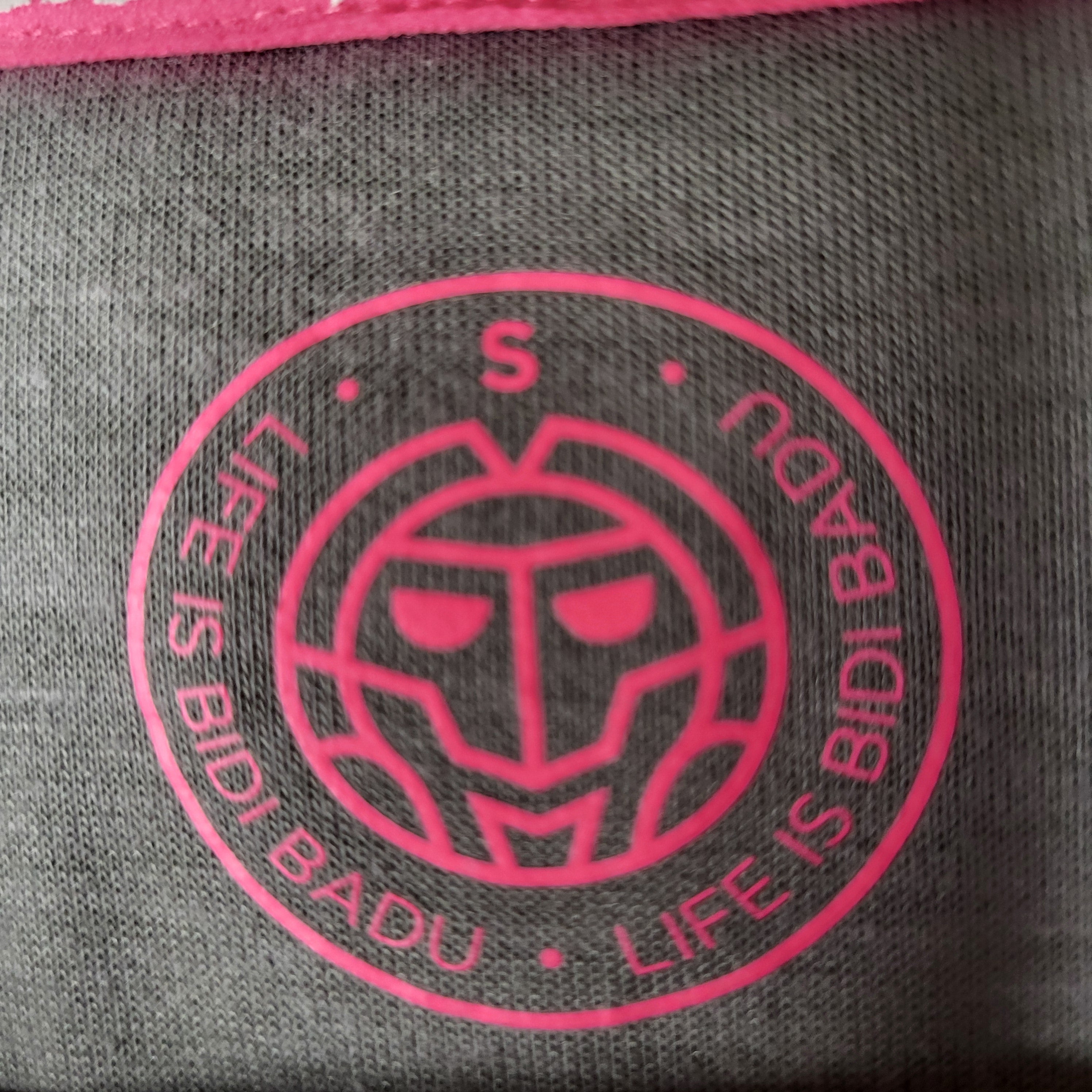 Bidi Badu grey zip-up hoodie (Women's Size S)