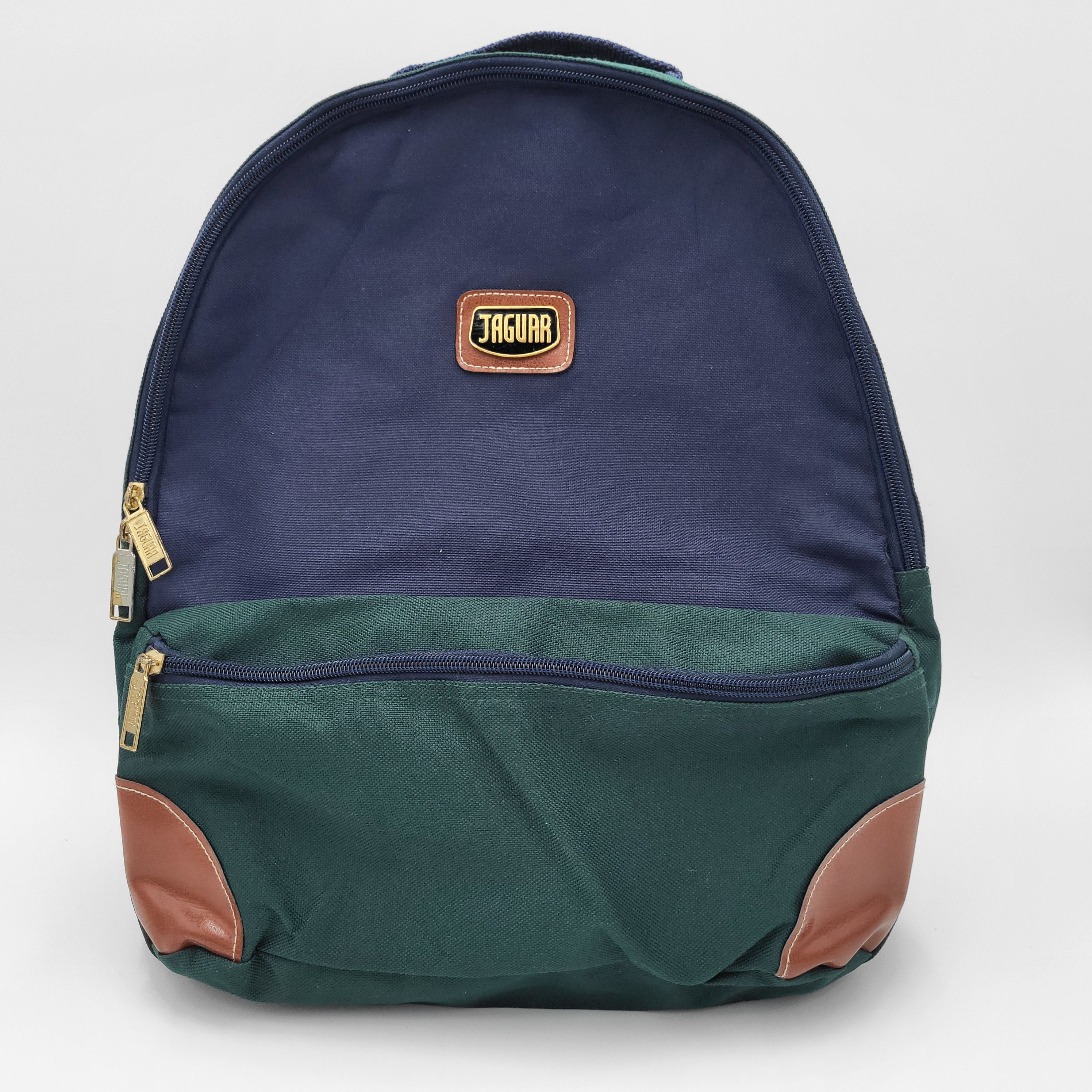 Jaguar Navy Blue & Forest Green Backpack