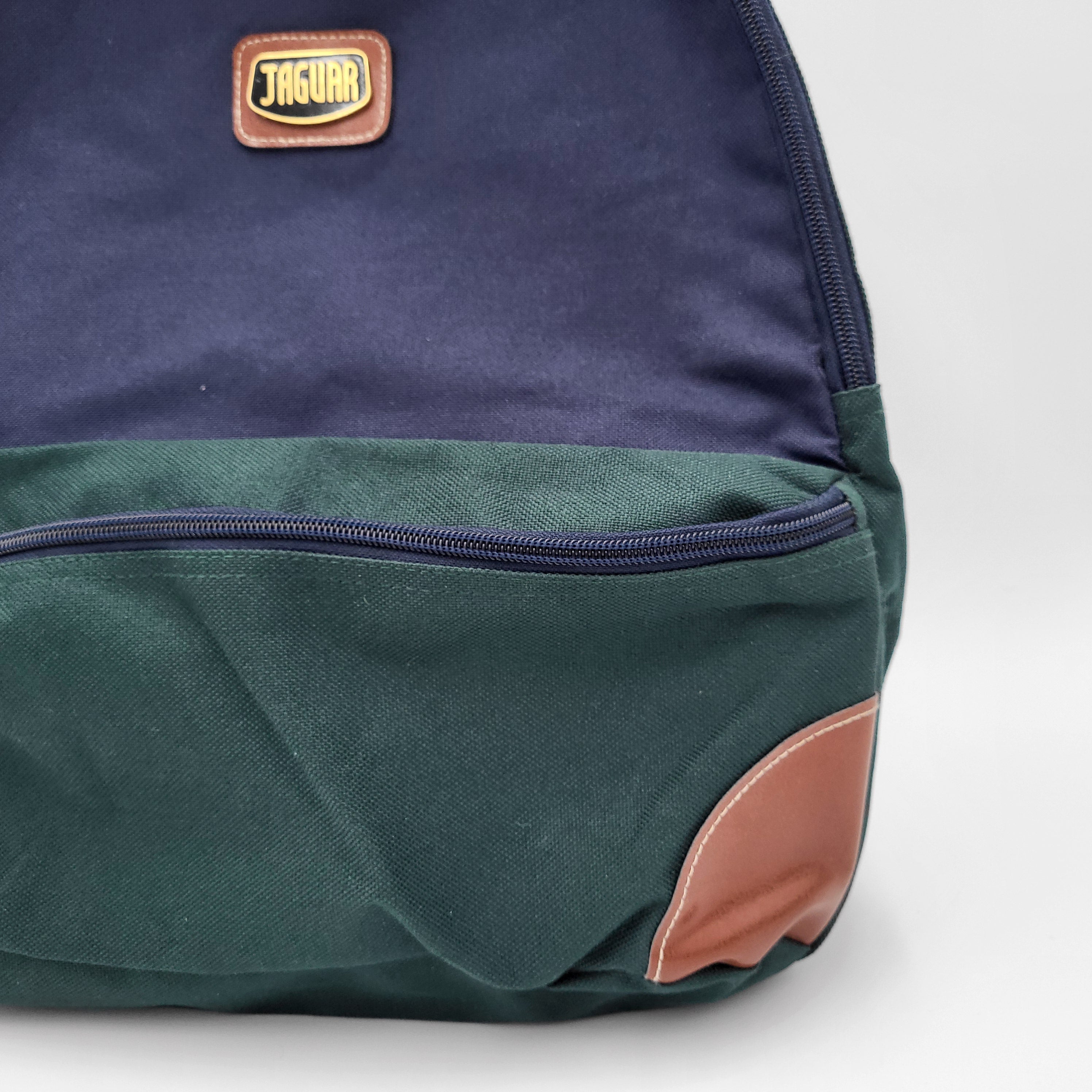 Jaguar Navy Blue & Forest Green Backpack