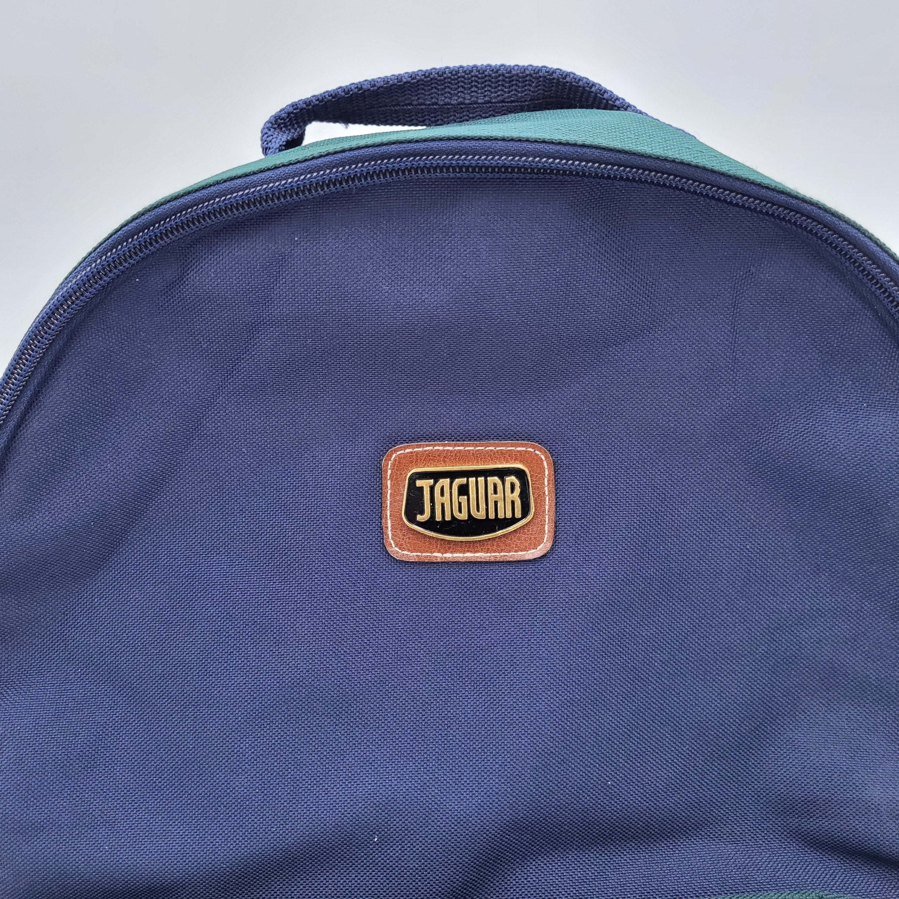 Jaguar Navy Blue & Forest Green Backpack