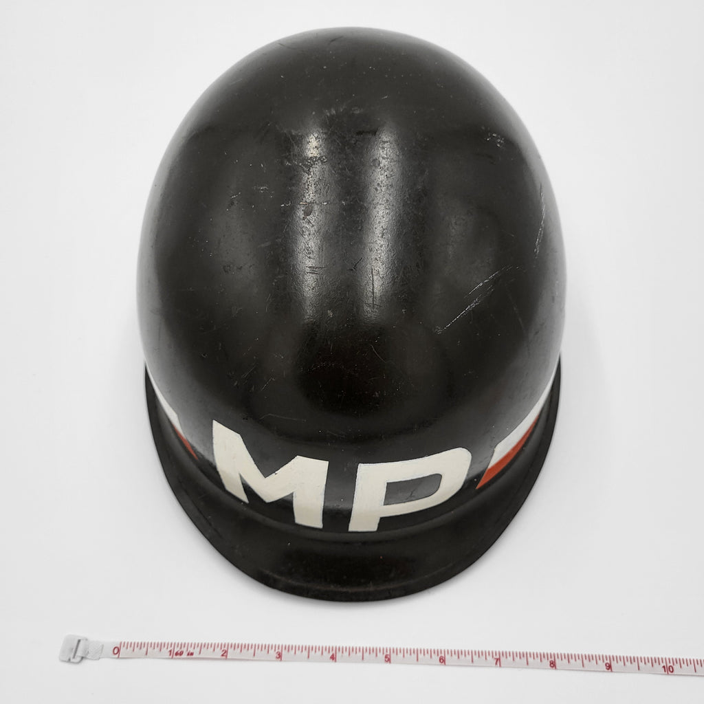 Black Military Police Helmet [One Size]