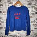 Abercrombie & Fitch Blue A&F Athl Club Crewneck Sweatshirt (Women's Size M)